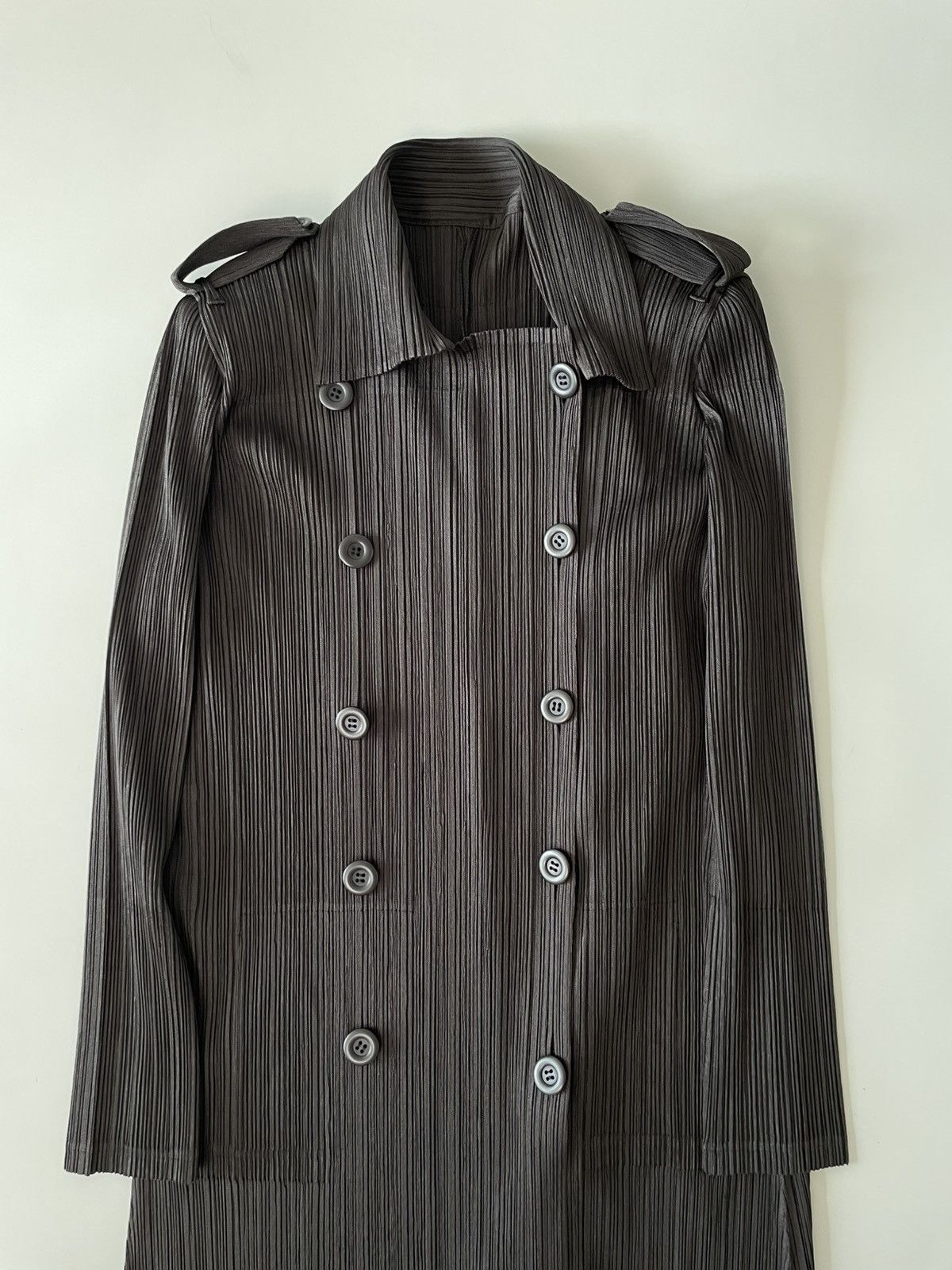 Issey Miyake Issey Miyake Pleats Please Long Coat Size ONE SIZE - 2 Thumbnail