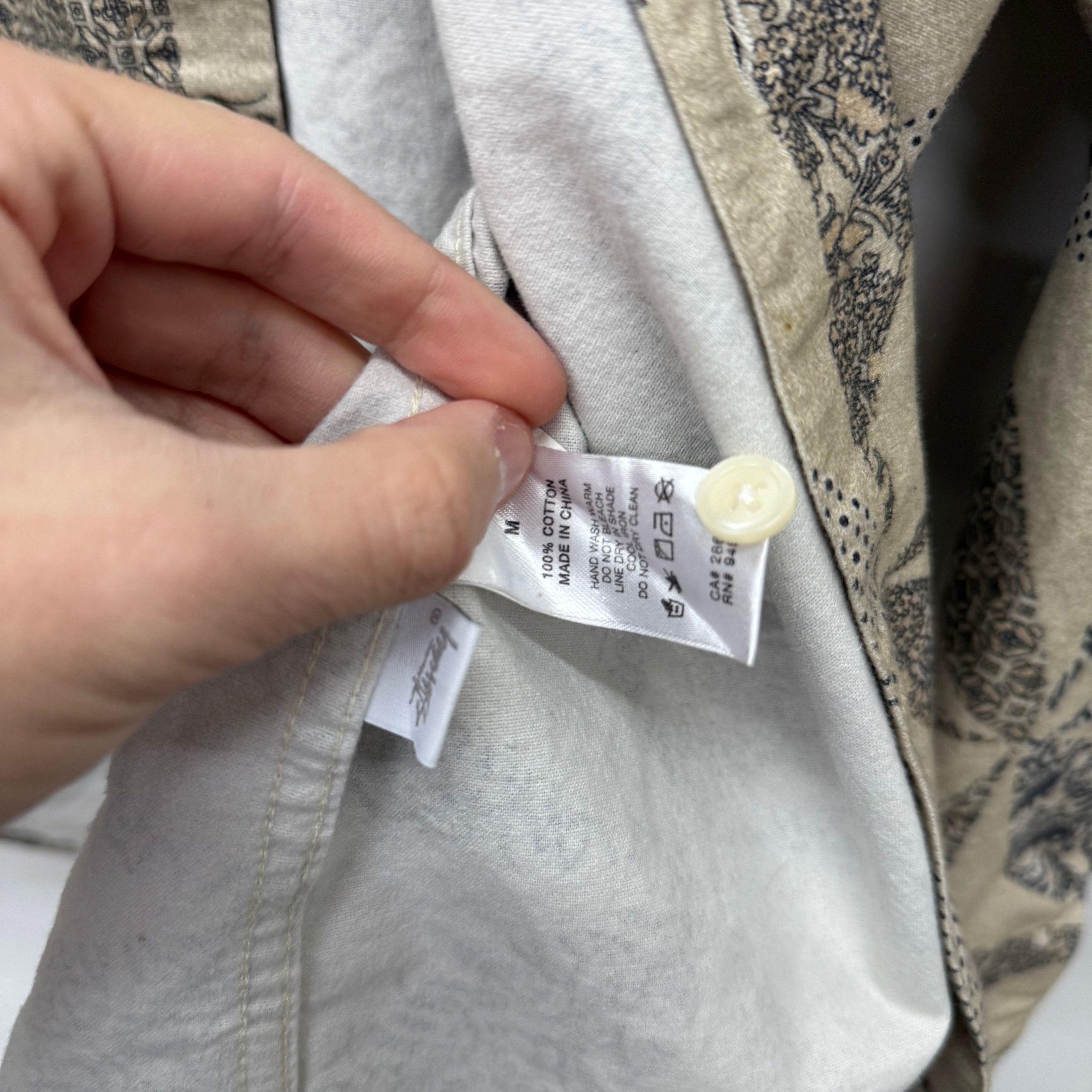 Stussy Stussy Noma Button Up Shirt - Size M Size US M / EU 48-50 / 2 - 6 Thumbnail