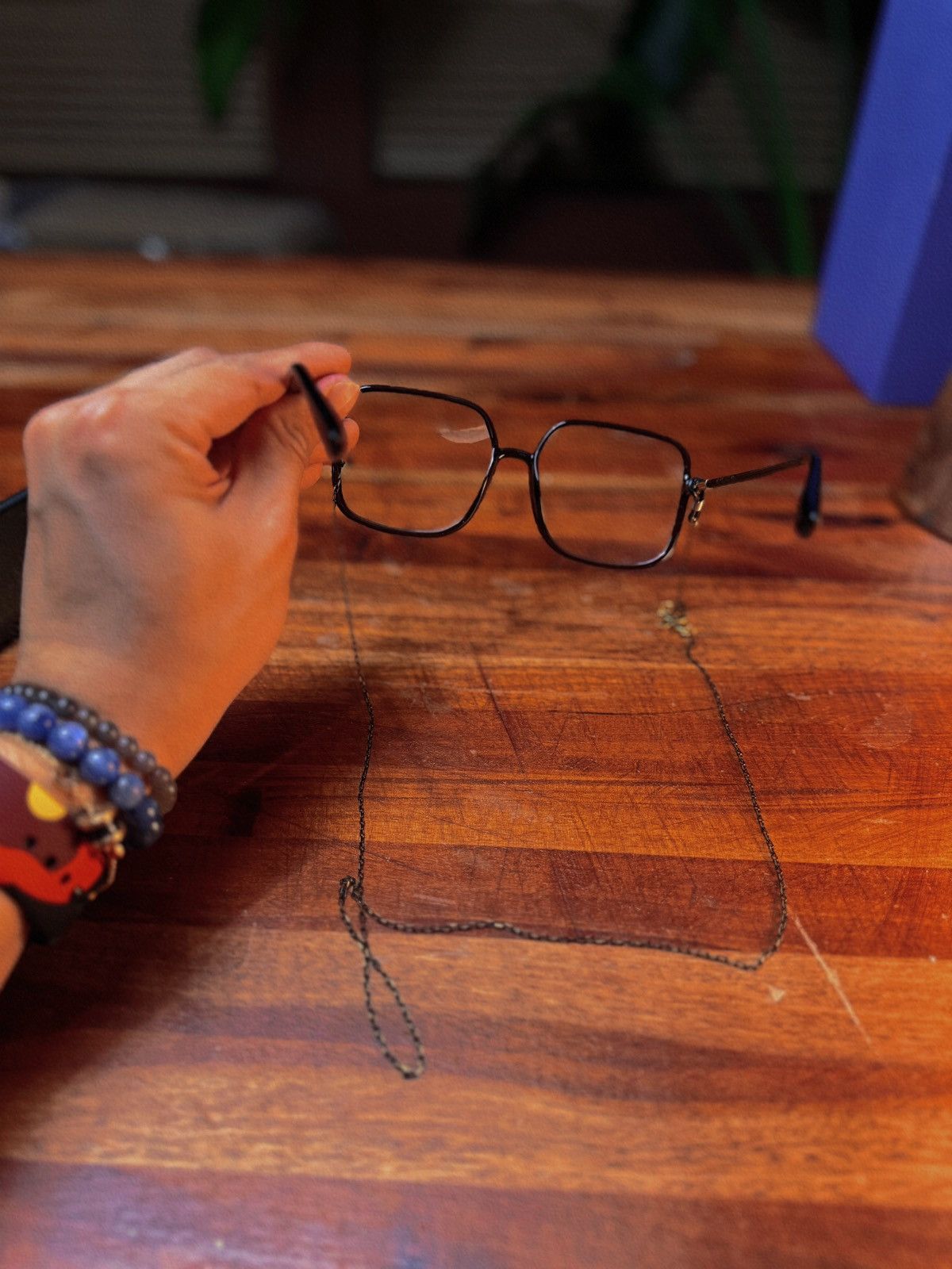 Other Vintage-Inspired Eyeglass Chain with Delicate Flower Accent Size ONE SIZE - 6 Thumbnail