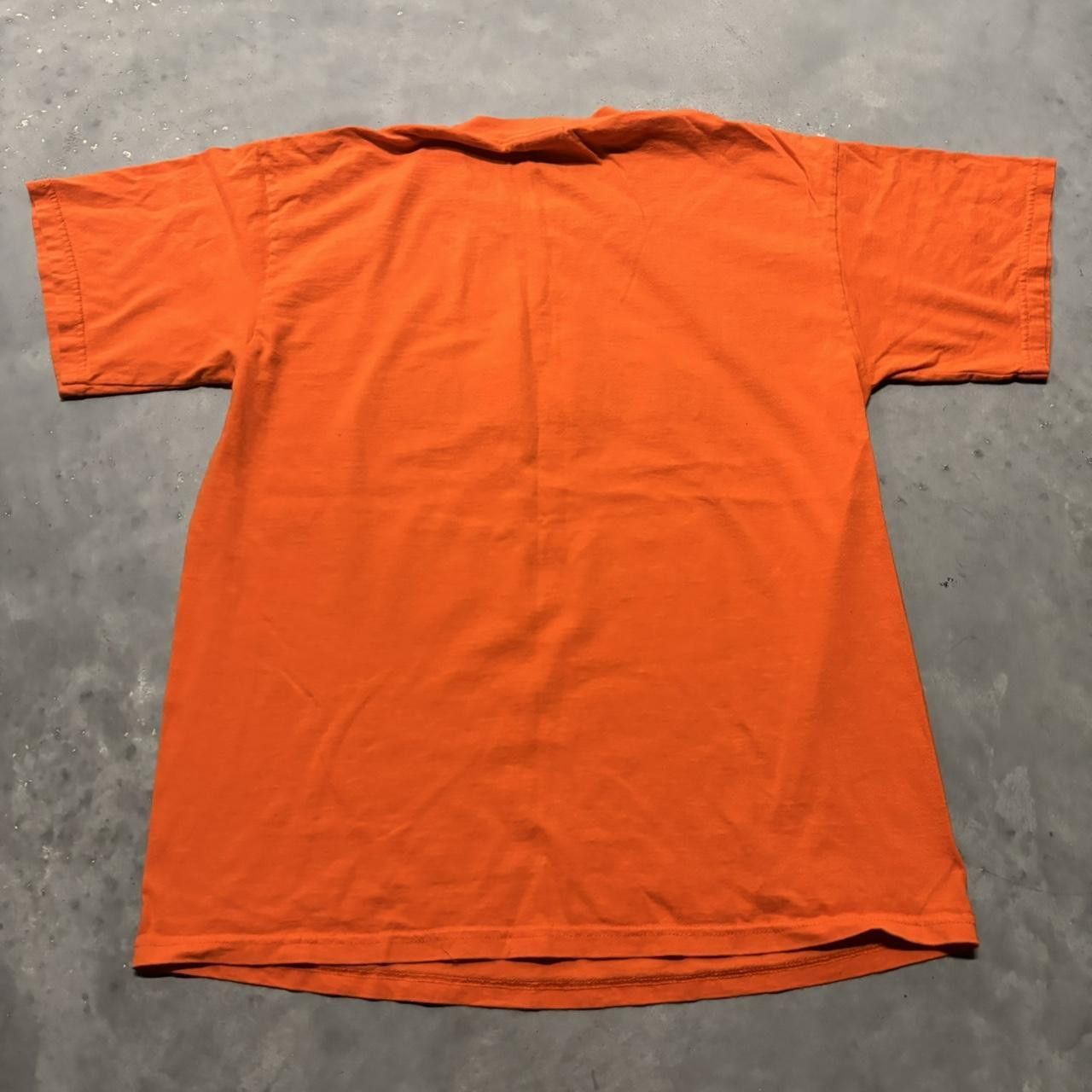 Japanese Brand × Vintage Crazy Vintage Y2K/2000s Orange University Of Illinois College Essential Tee! Size US L / EU 52-54 / 3 - 4 Thumbnail