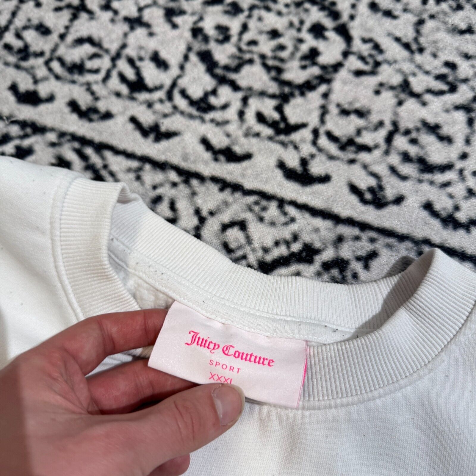 Juicy Couture × Vintage Juice Couture Unisex White Cotton Crewneck Size XXXL Y2K 90S Size US XXL / EU 58 / 5 - 6 Thumbnail