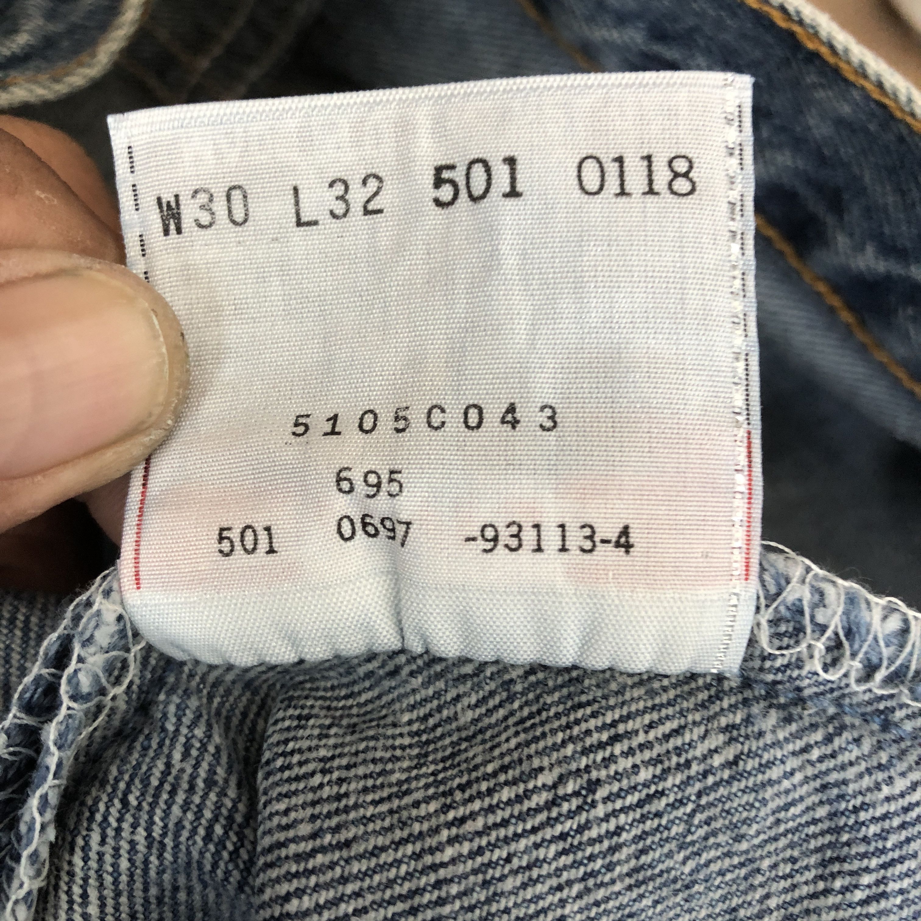 Jean × Levi's × Vintage Vintage Levis 501 Blue Jeans Levi's Faded Stone Wash Denim Size 28" / US 6 / IT 42 - 12 Thumbnail