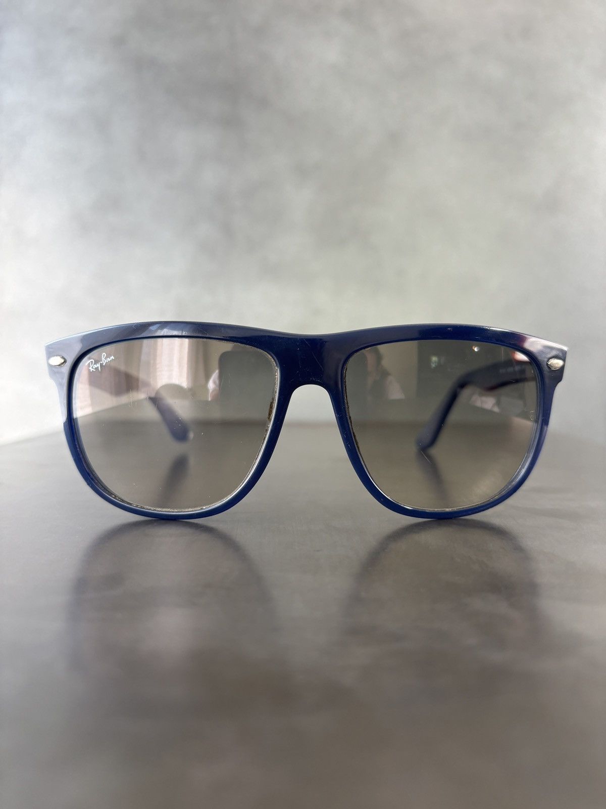 RayBan Ray-Ban Sunglasses RB4147 Made in Italy Blue Sport Boyfriend Size ONE SIZE - 7 Thumbnail