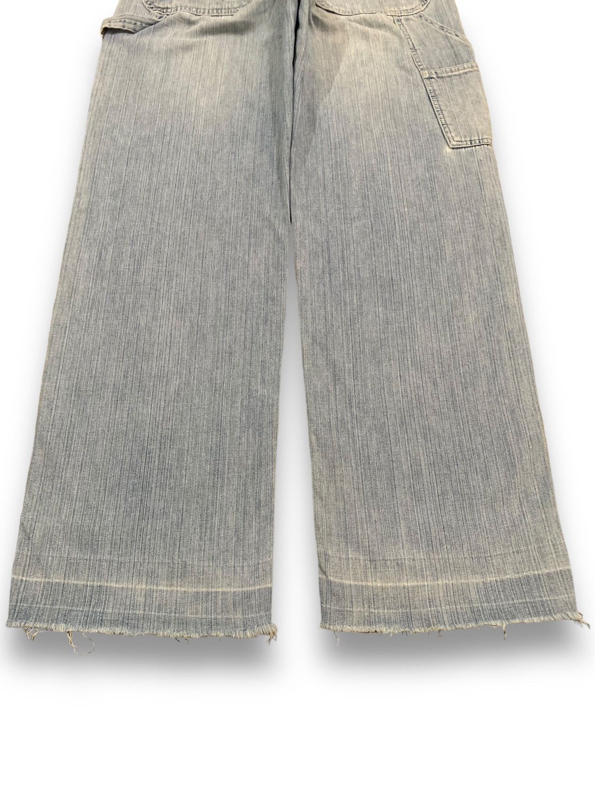 Edwin Rare Vintage Edwin Faded Baggy Frayed Leg Carpenter Jeans Size US 31 - 15 Thumbnail