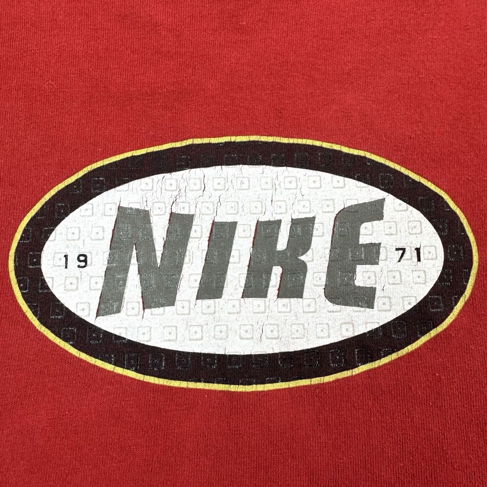 Nike VINTAGE Nike Ringer T Shirt Adult XL Red Cotton USA Hipster 90s Y2K Sports Mens XL Size US XL / EU 56 / 4 - 4 Thumbnail