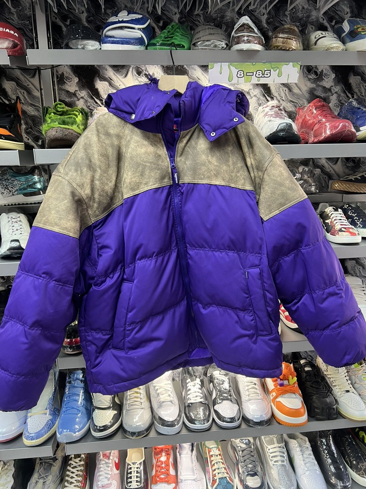 Supreme Supreme Leather Yoke Puffer Jacket Size US XL / EU 56 / 4 - 1 Thumbnail