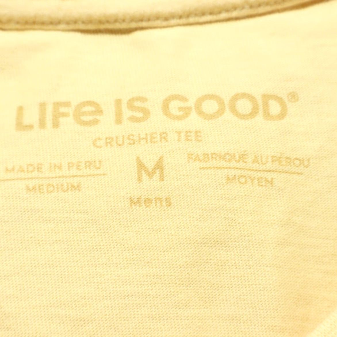 Life is Good Life is Good Yeah Buoy Solid T-Shirt Yellow Men's M Shirt Mens M Yellow Yeah Buoy Solid T-Shirt Life is Good Size US M / EU 48-50 / 2 - 5 Thumbnail