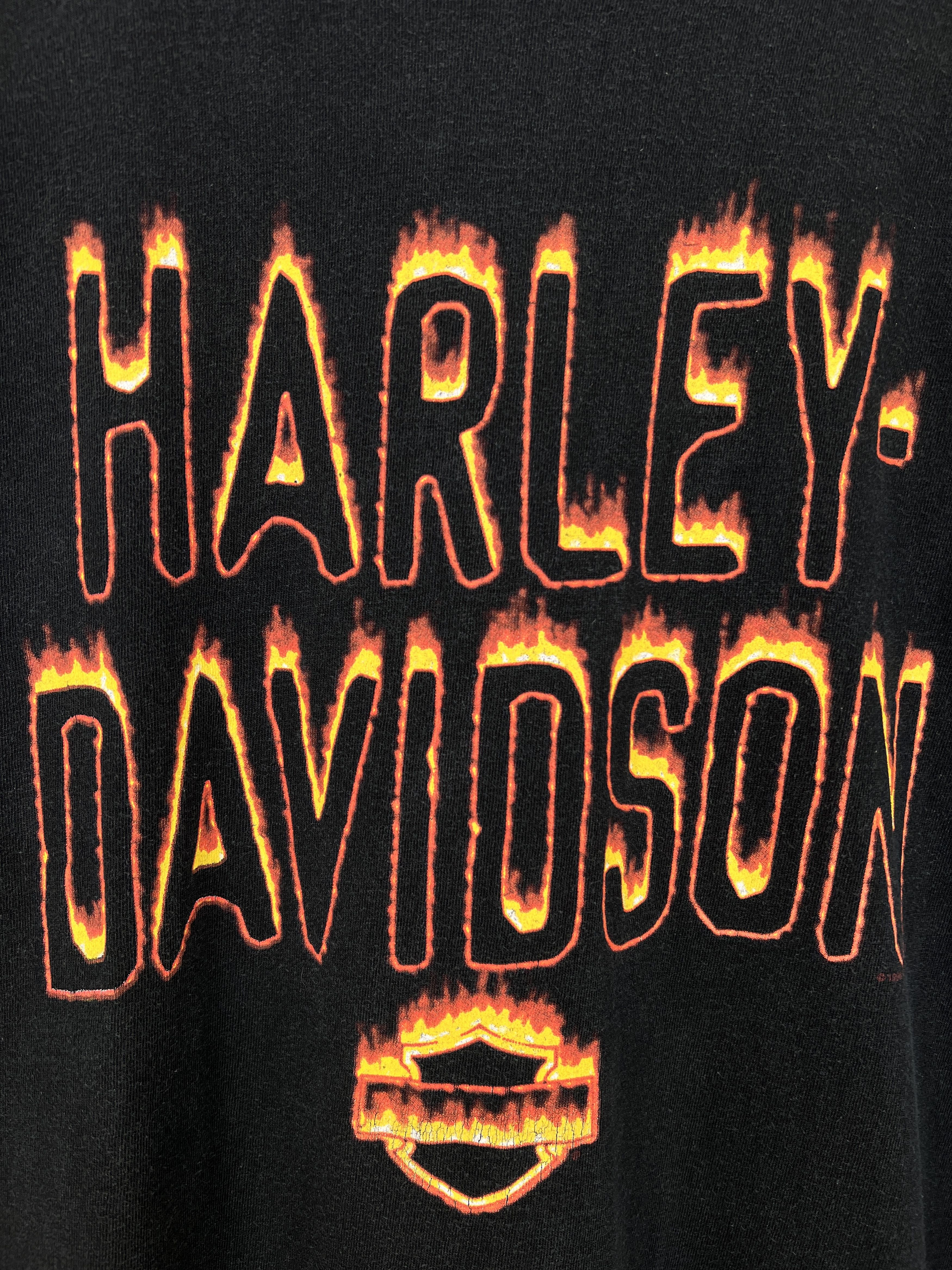 Harley Davidson Harley Davidson 1996 USA Dallas Texas t shirt single stitch Size US XL / EU 56 / 4 - 10 Thumbnail