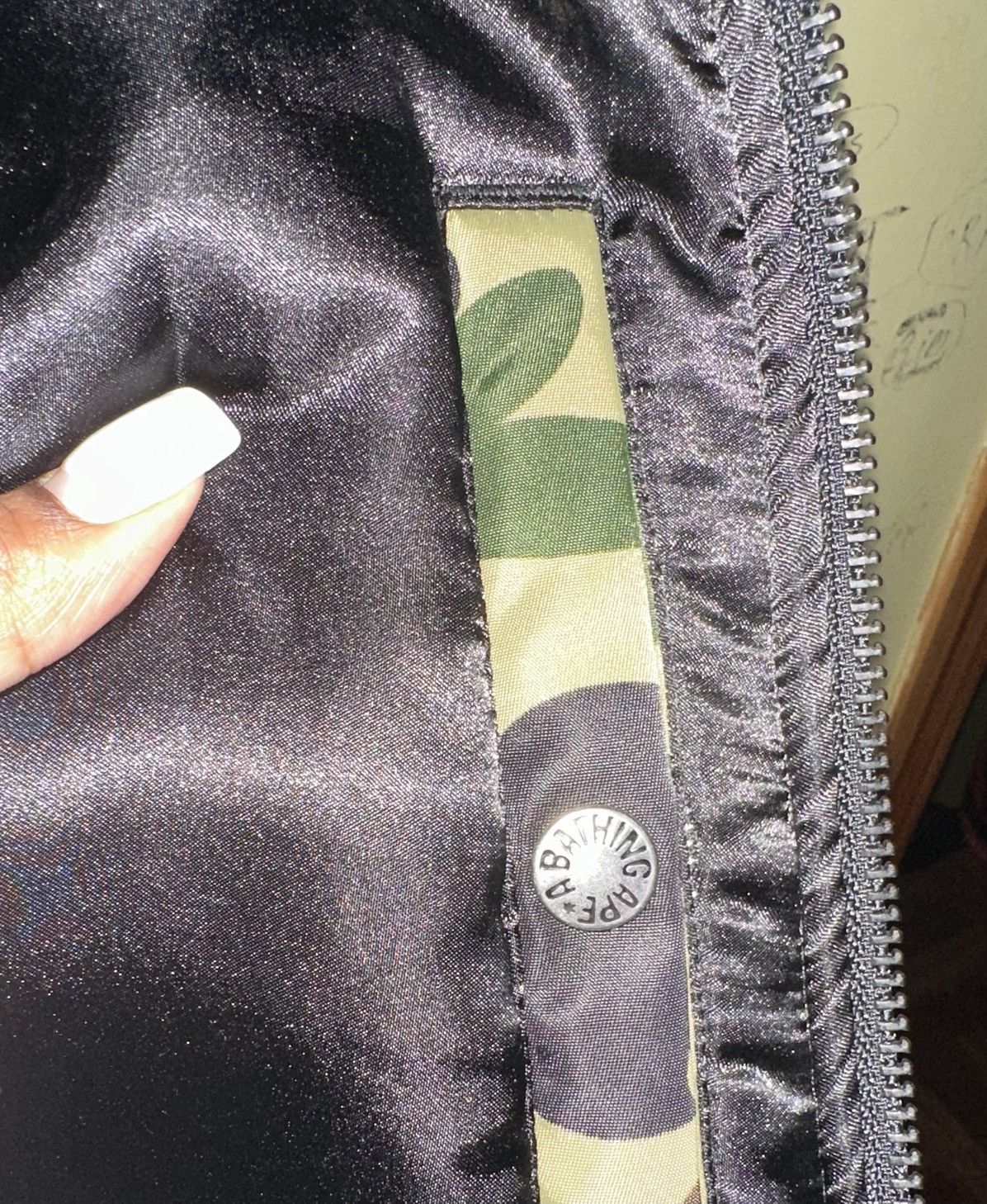 Bape Bape camo MA-1 bomber jacket Size US L / EU 52-54 / 3 - 4 Thumbnail