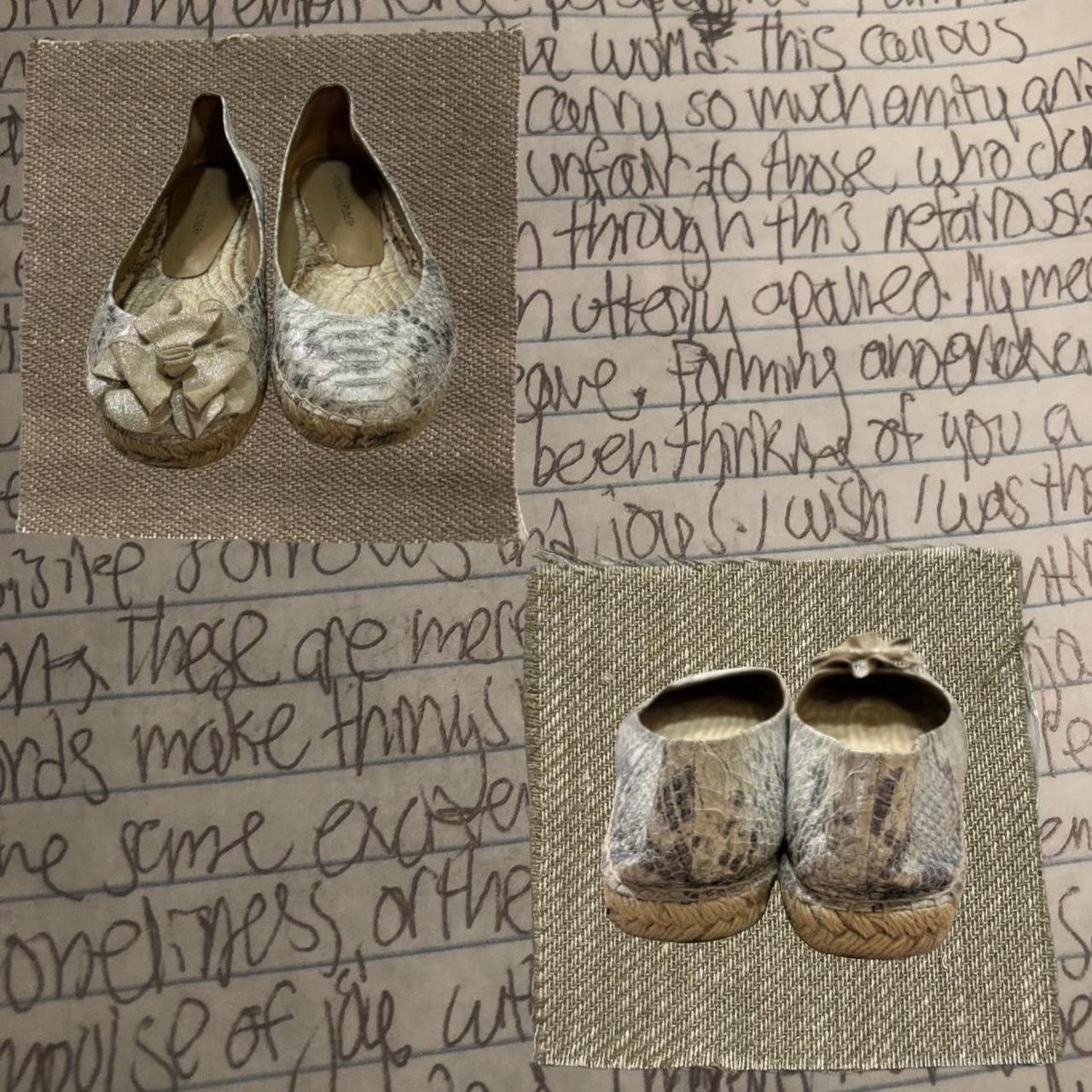 Donald Pliner vintage leather snakeskin ballet flats Size US 8 / IT 38 - 4 Thumbnail
