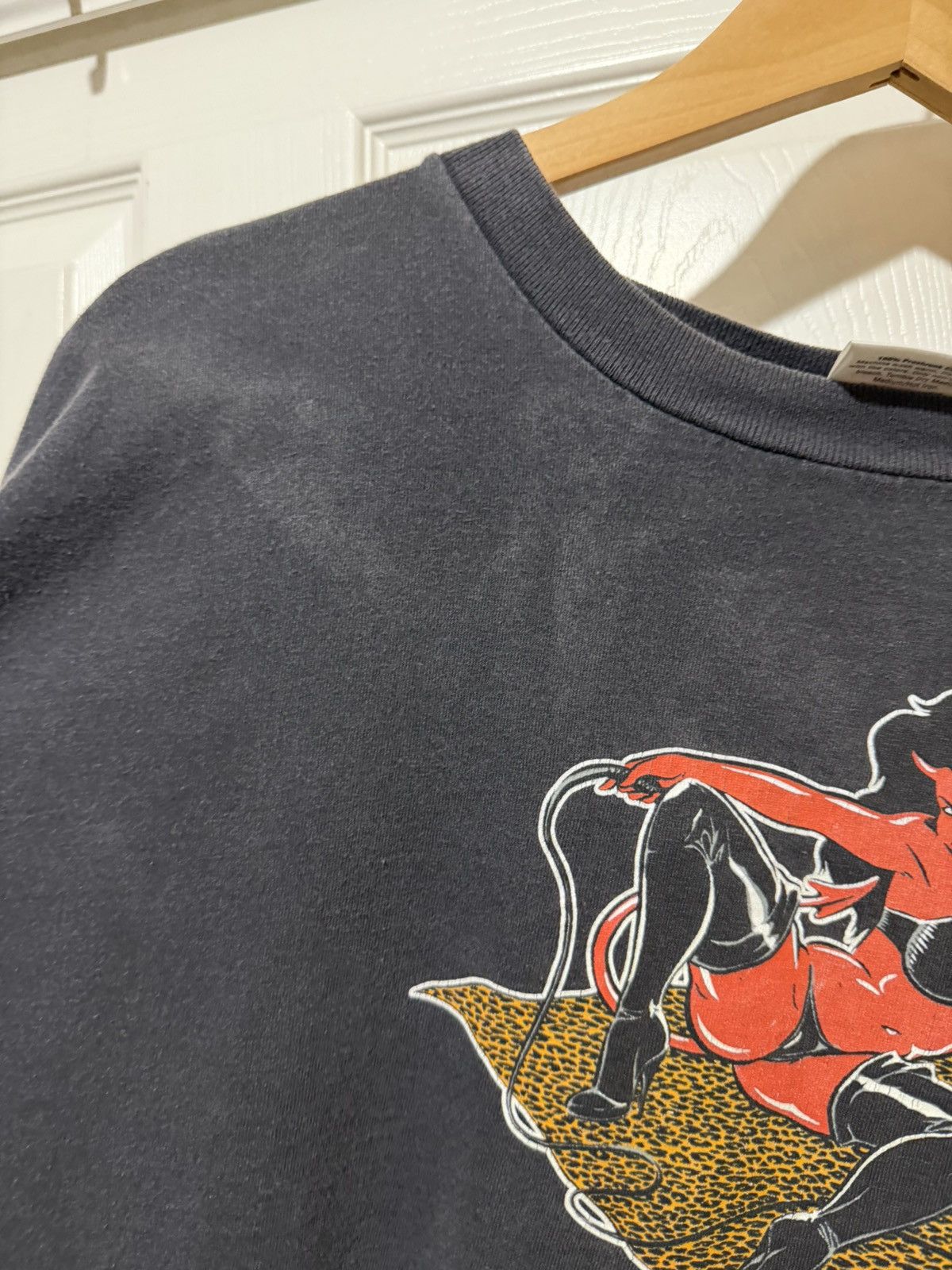 Vintage Vintage 90s Coop Devil Art Tee Size US XL / EU 56 / 4 - 5 Thumbnail