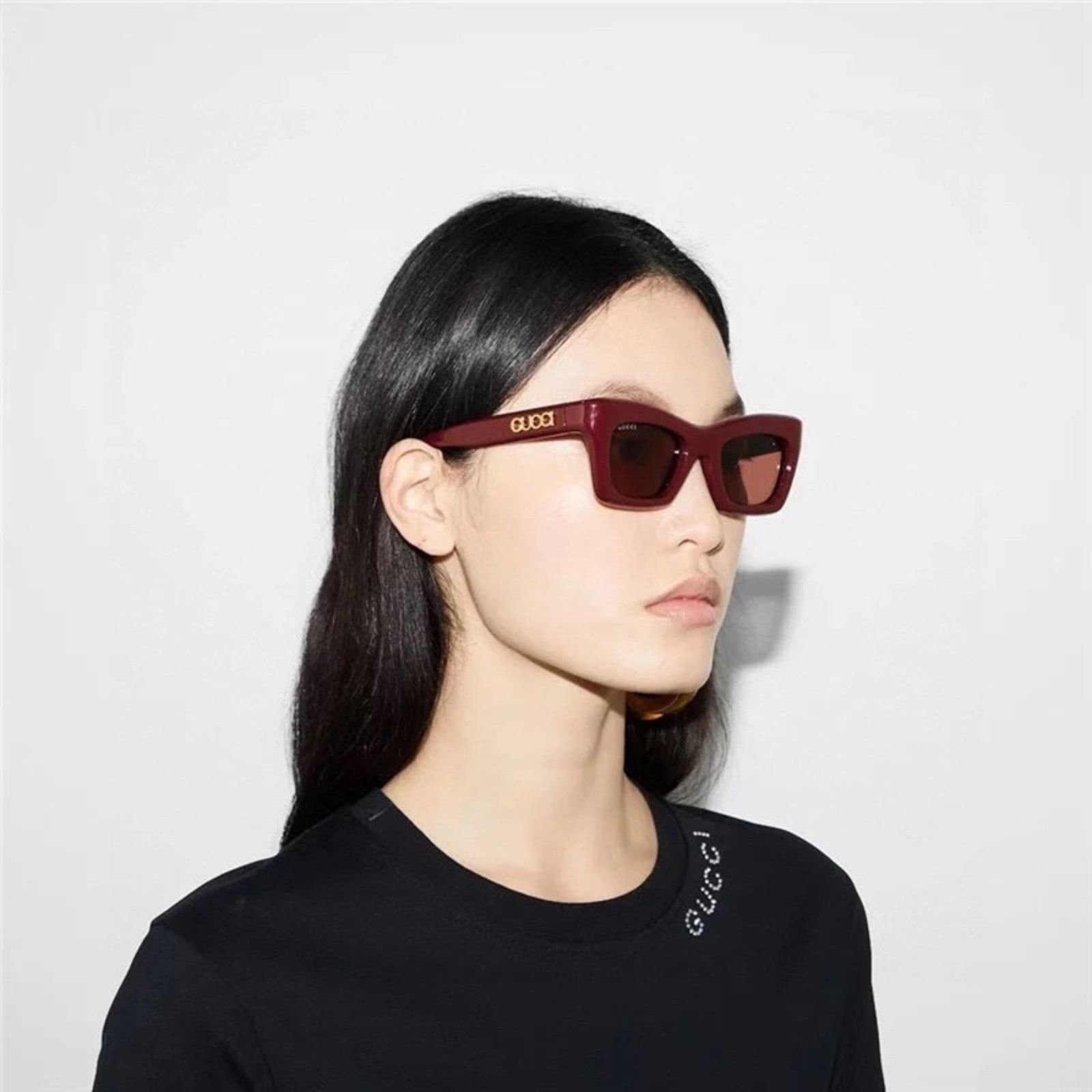 サングラス GUCCI Woman Sunglasses Burgundy GG1773S 003 Gucci™ GG1773S 003 50 Burgundy Sunglasses