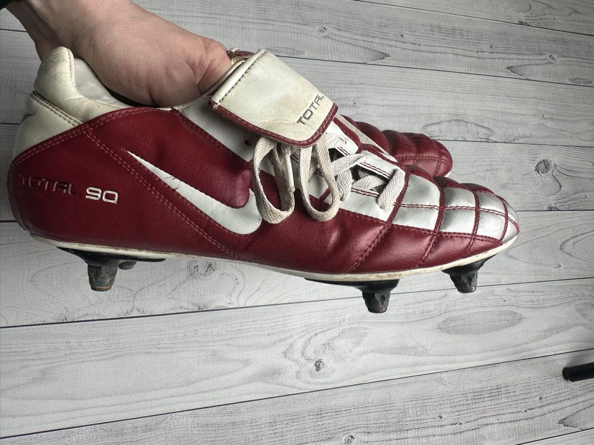 Nike × Vintage Vintage Nike total 90 soccer boots size US 9.5 logo Size US 9.5 / EU 42-43 - 6 Thumbnail