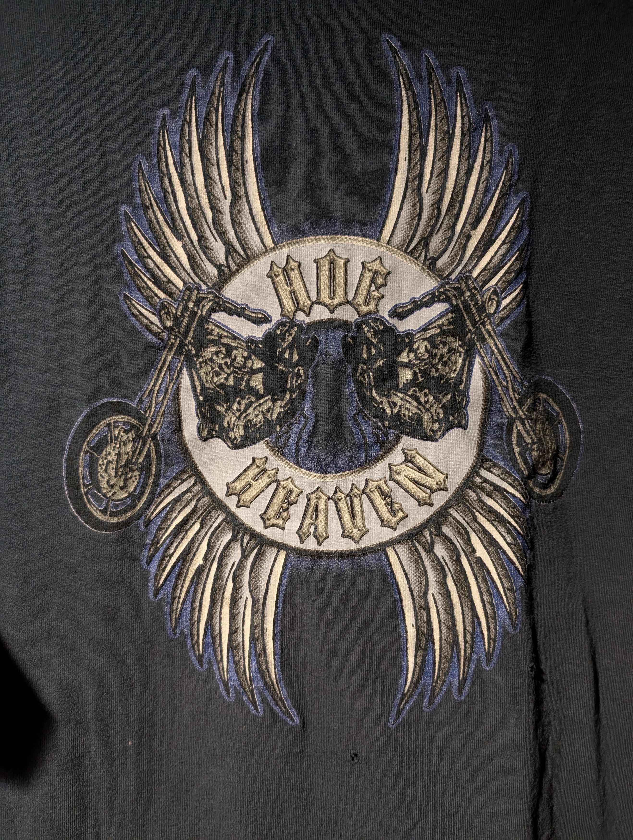 Harley Davidson Vintage Y2K Hog Heaven Motorcycle Harley Davidson T-Shirt Size US XL / EU 56 / 4 - 2 Thumbnail