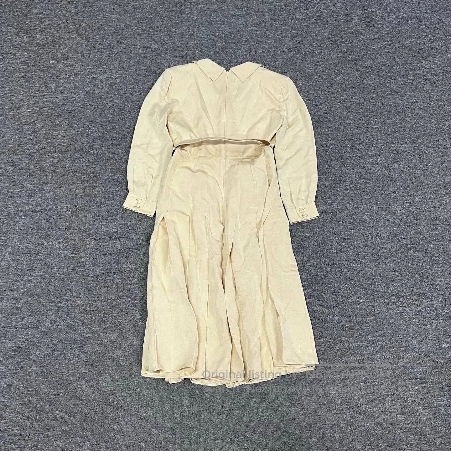Gucci Gucci Silk Dress with Gold Buckle Belt. Size S / US 4 / IT 40 - 7 Thumbnail