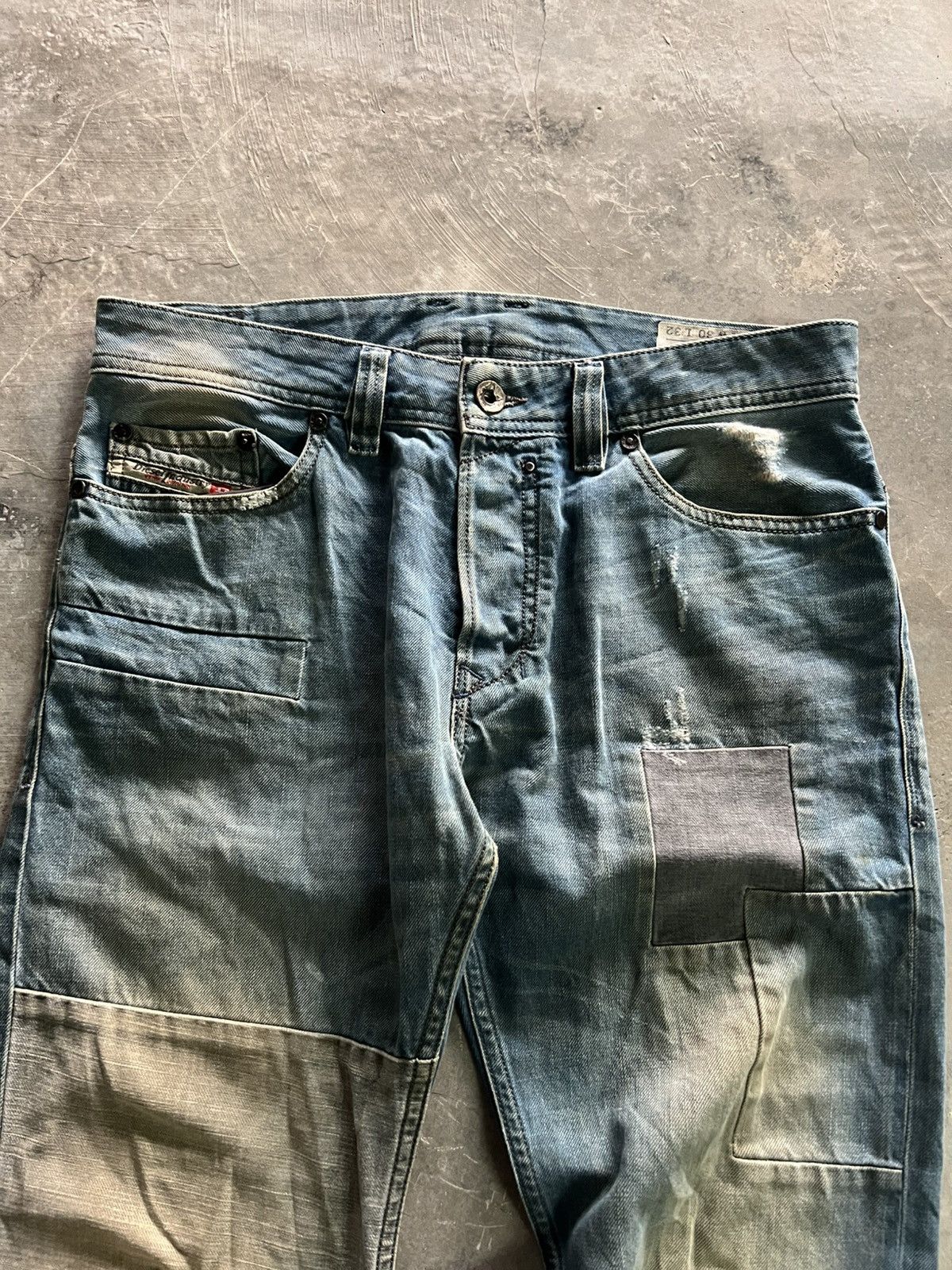 Diesel Diesel industries patchwork rusty stain dirty style jeans Size US 30 / EU 46 - 2 Thumbnail