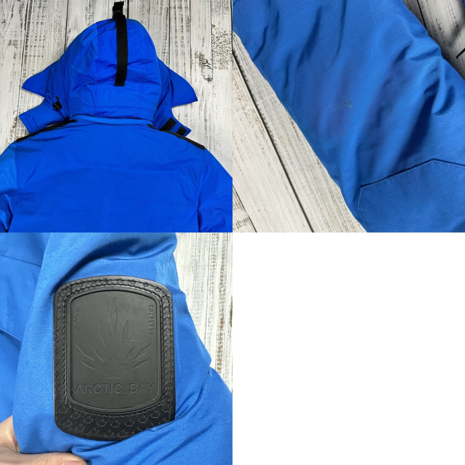 Vintage Arctic Bay Canada DOWN GOOSE NUNAVUT PARKA LARGE L WARM royal blue MSRP ,350 Size US L / EU 52-54 / 3 - 10 Thumbnail