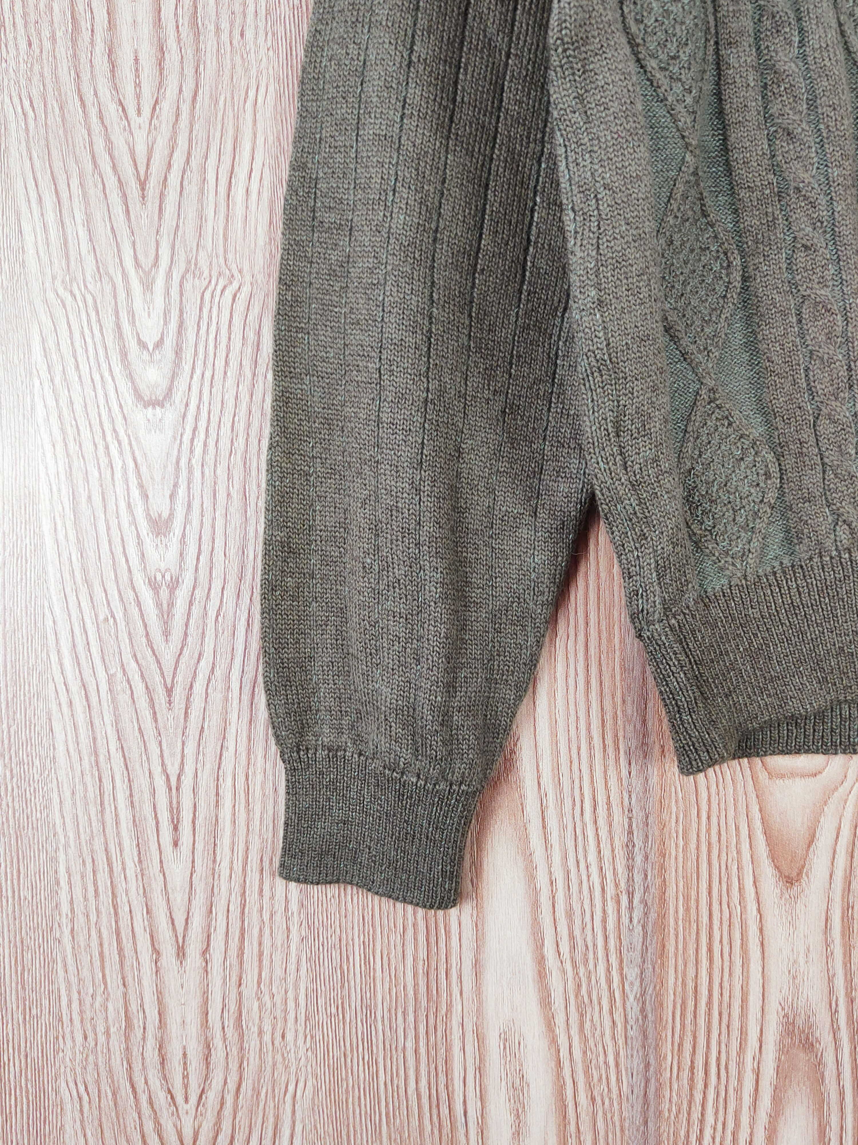 Aran Isles Knitwear Jennifer Club Olive Knitwear Sweatshirts #w817 Size US M / EU 48-50 / 2 - 4 Thumbnail