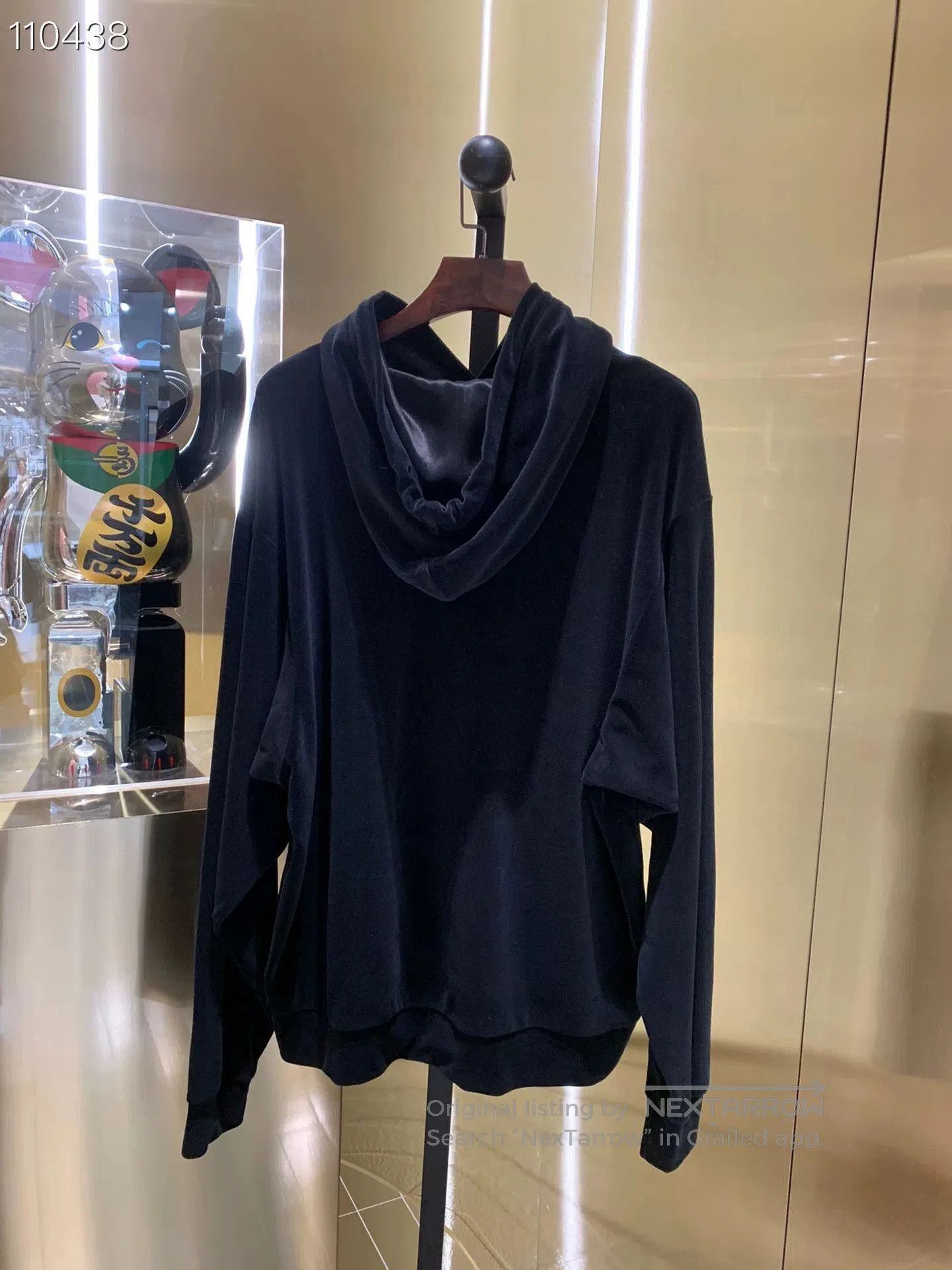 Gucci Gucci Black Velvet Sweatshirt L Size. Size US L / EU 52-54 / 3 - 2 Thumbnail