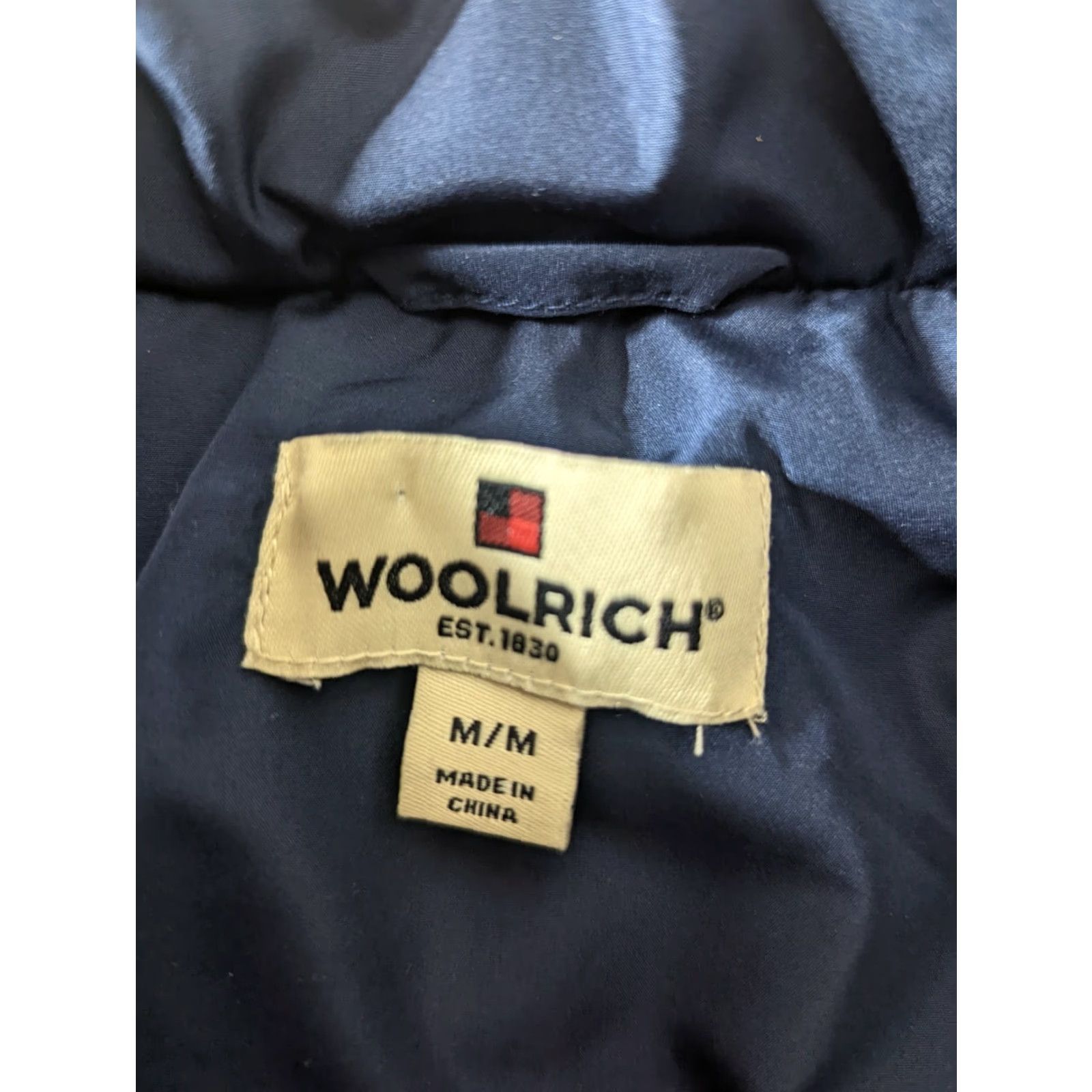 Vintage VINTAGE Woolrich Women's Medium Goose Down Puffer Vest Blue Snaps Quilted Jacket Coat Size M / US 6-8 / IT 42-44 - 3 Thumbnail