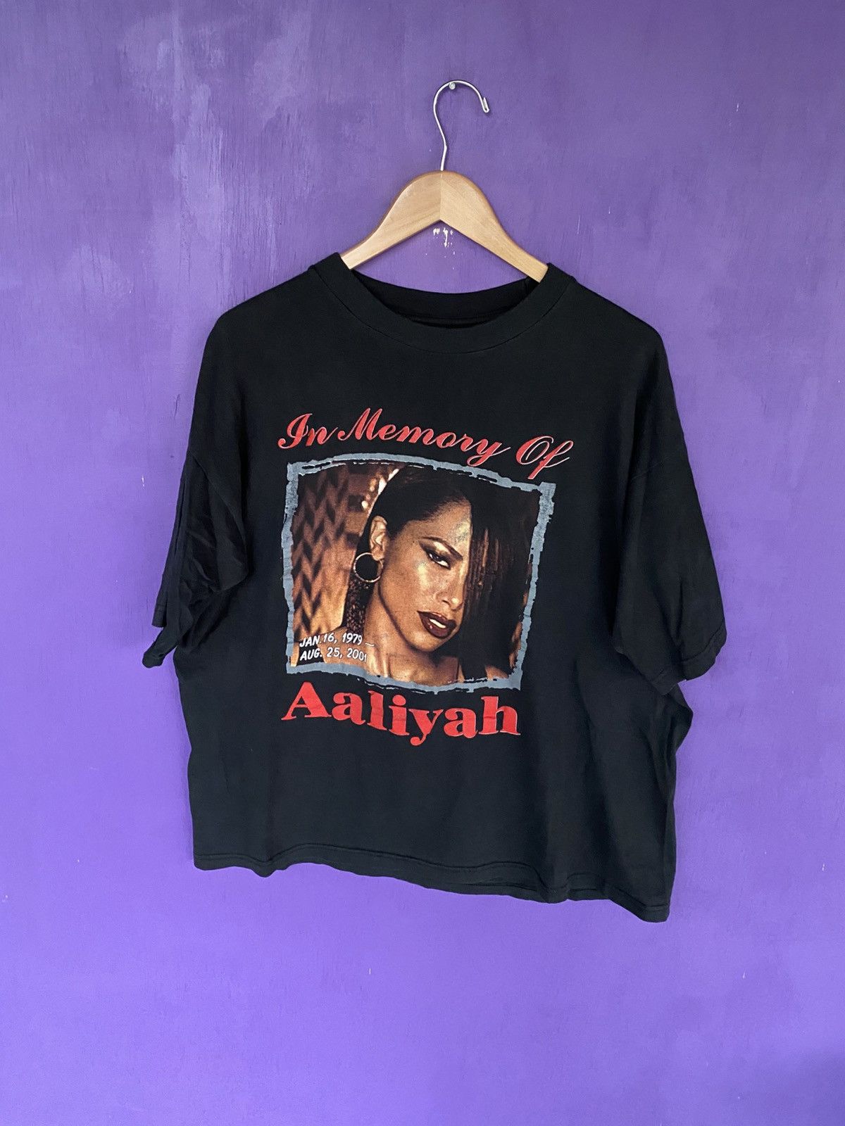 Rap Tees Vintage 2001 in memory of Aaliyah rap tee Size US XL / EU 56 / 4 - 1 Thumbnail