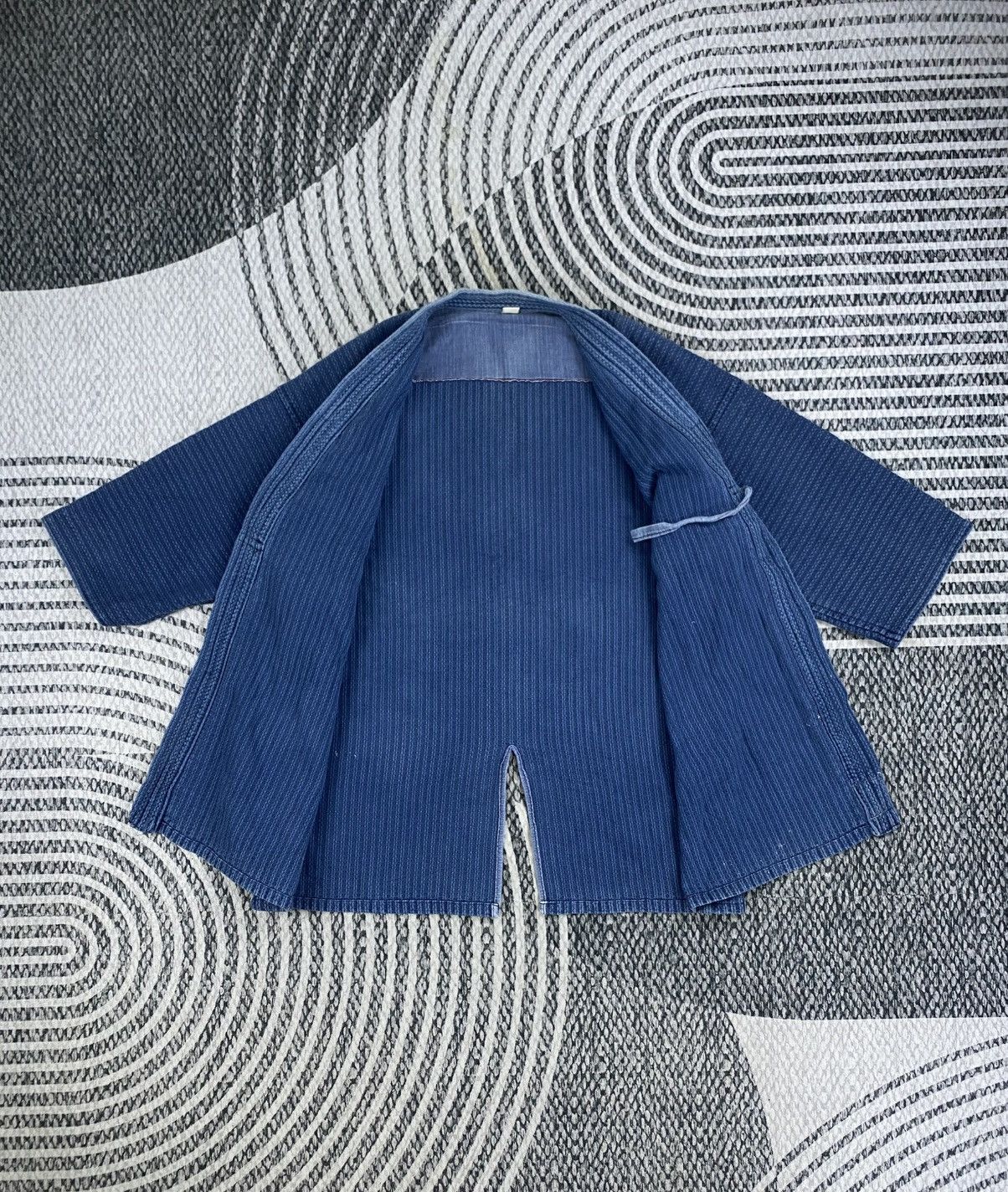 Japanese Brand Vtg Hakko Brand Indigo Blue Kimono Style Jacket Size US M / EU 48-50 / 2 - 5 Thumbnail