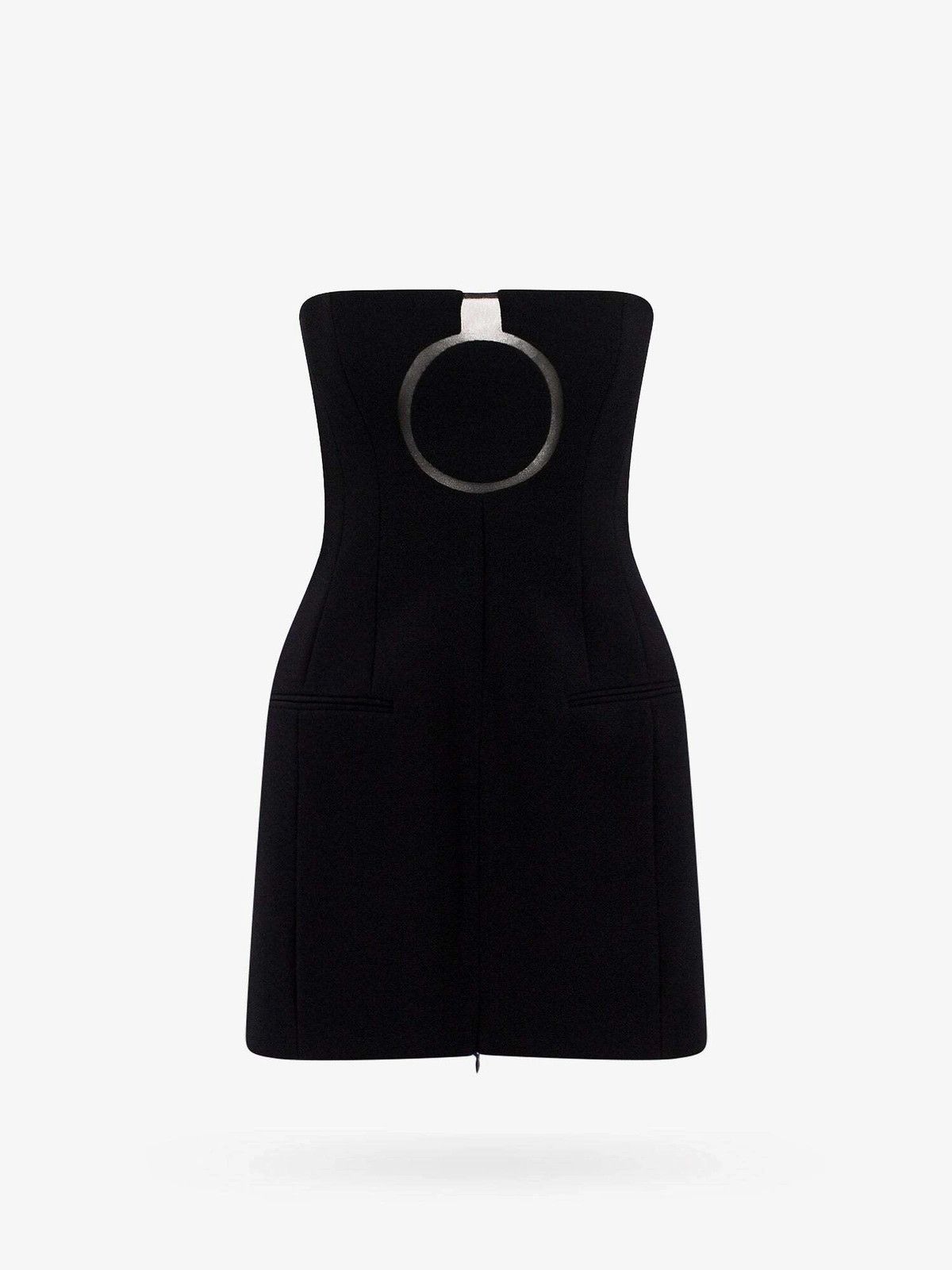 Salvatore Ferragamo o1y0326 Mini Dress in Black Size XS / US 0-2 / IT 36-38 - 1 Thumbnail