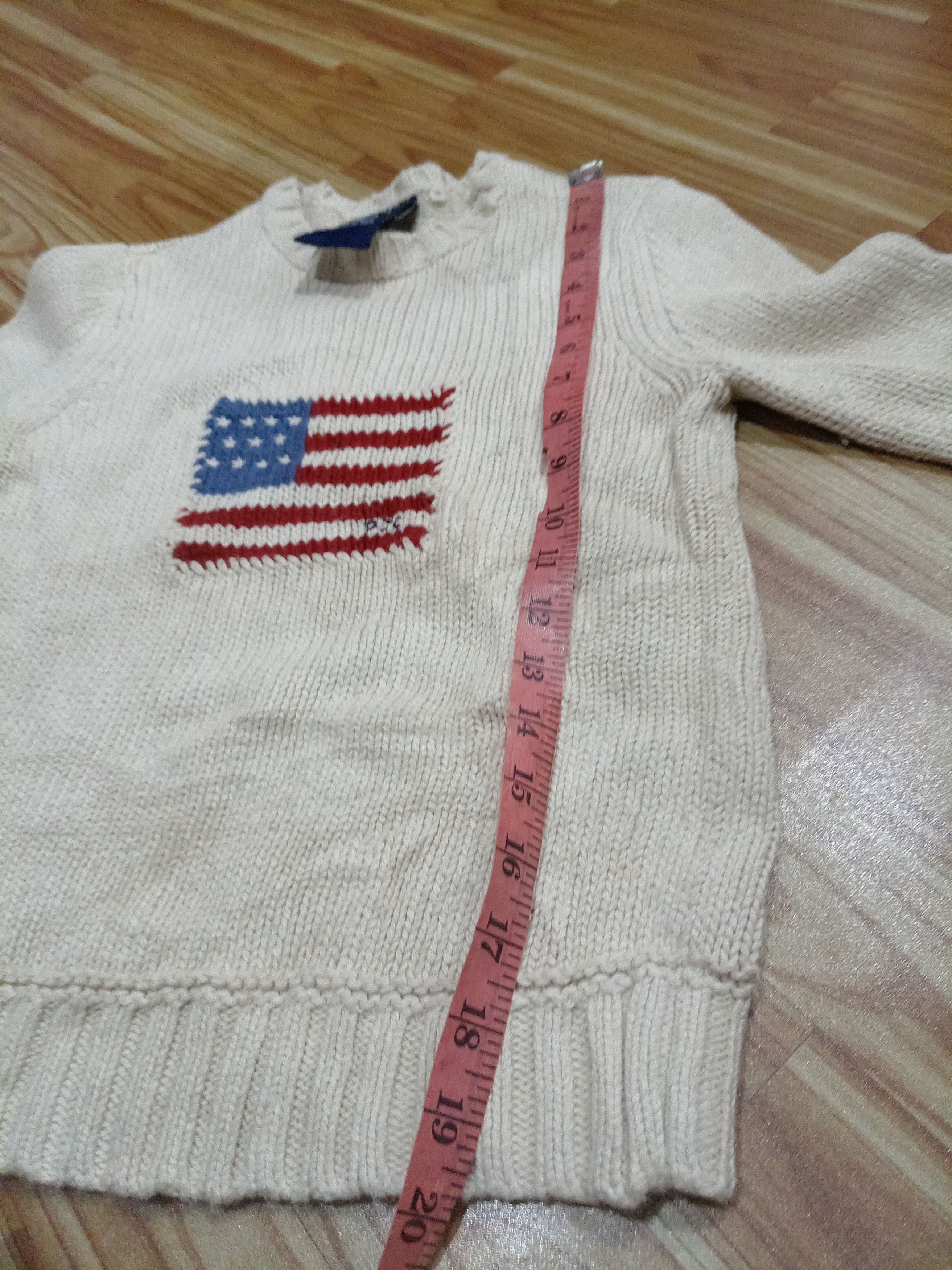 Polo Ralph Lauren × Ralph Lauren 90s POLO RALPH LAUREN KNITWEAR FLAG RL kids size Size US XXS / EU 40 - 7 Thumbnail
