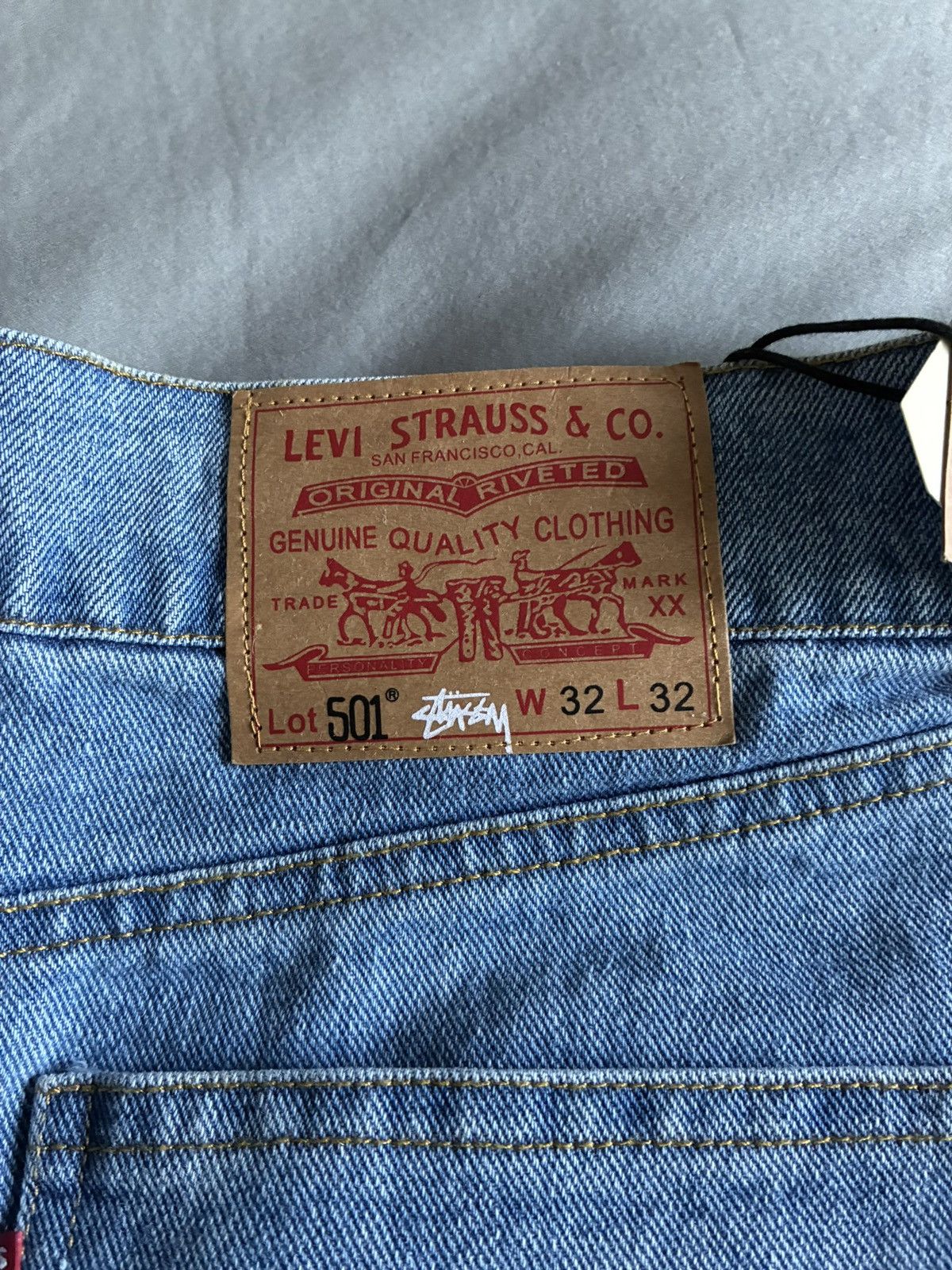 Levi's × Stussy Levi’s x Stüssy 501 Jeans — W32 L32 Size US 32 / EU 48 - 6 Thumbnail