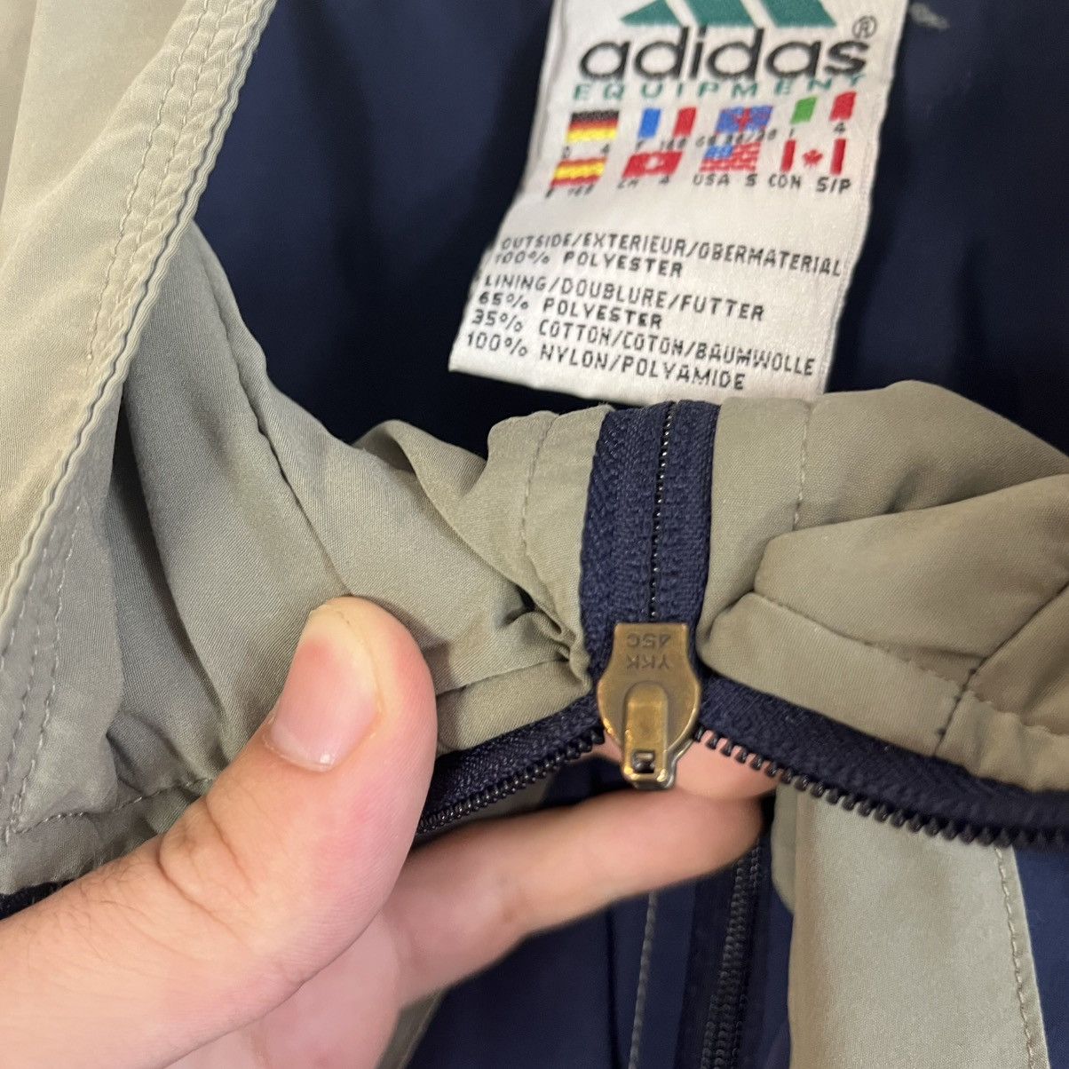 Adidas Vintage 90s Adidas Equipment Track Jacket Rare Archive Size US M / EU 48-50 / 2 - 8 Thumbnail