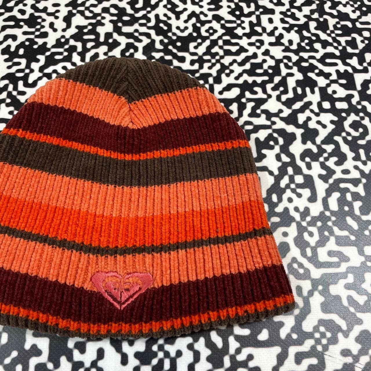 Quiksilver Vintage Y2K Quiksilver ROXY Striped Retro Surf Winter Hat Size ONE SIZE - 4 Thumbnail