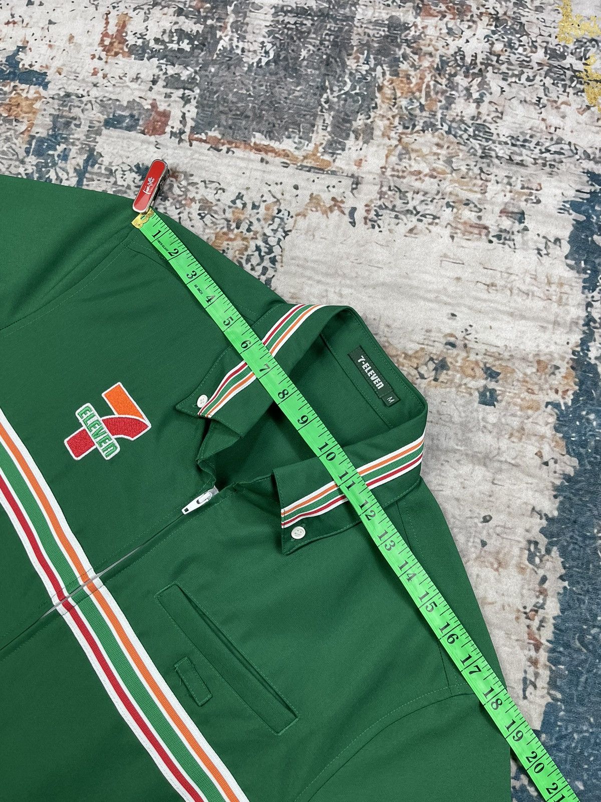 Seven 7 Vintage 7-Eleven Short Sleeve Zipper Work Uniform Size US M / EU 48-50 / 2 - 7 Thumbnail