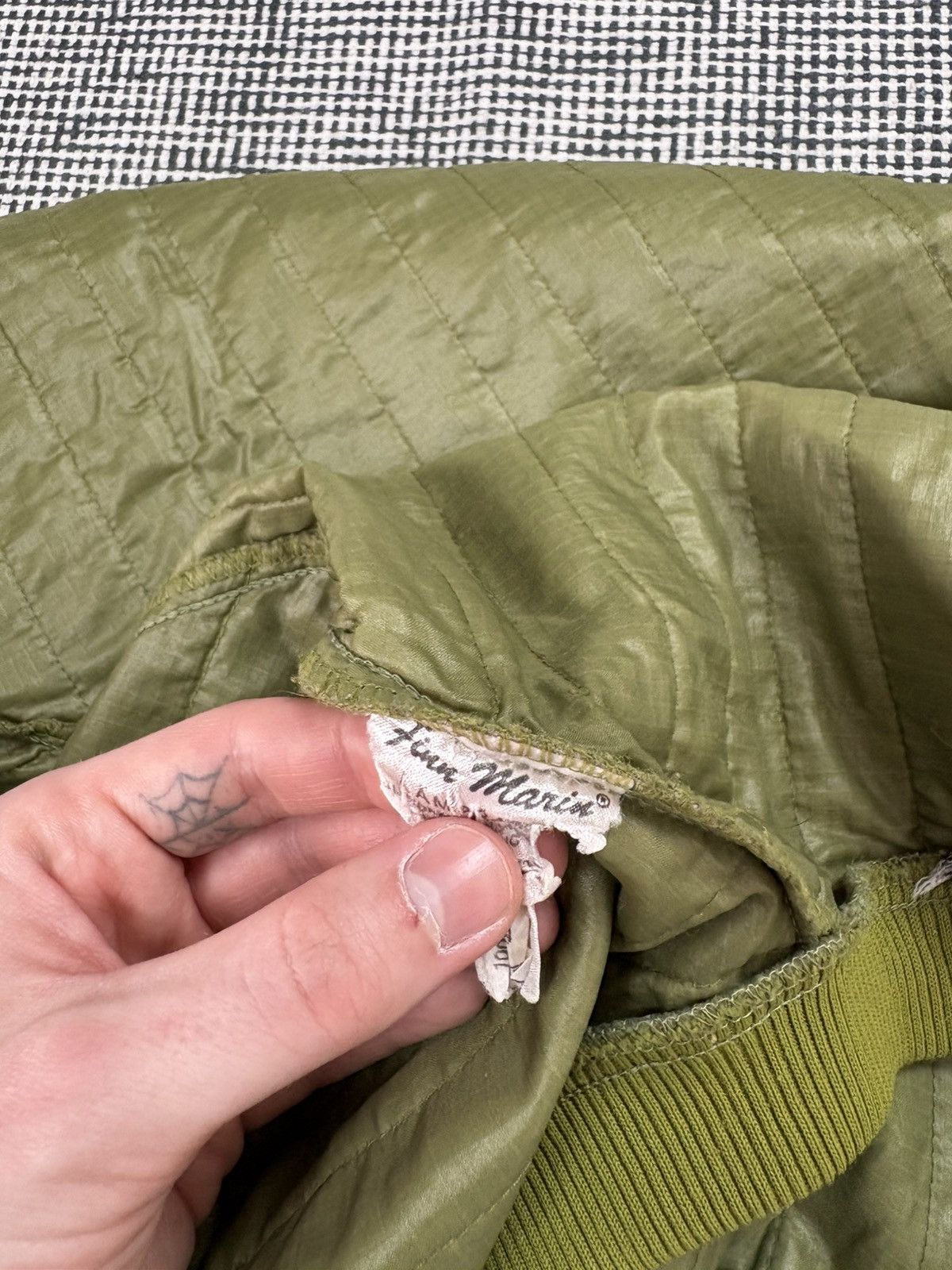 Japanese Brand 80s Finn Marin liner green marina jacket Finland Size US S / EU 44-46 / 1 - 5 Thumbnail