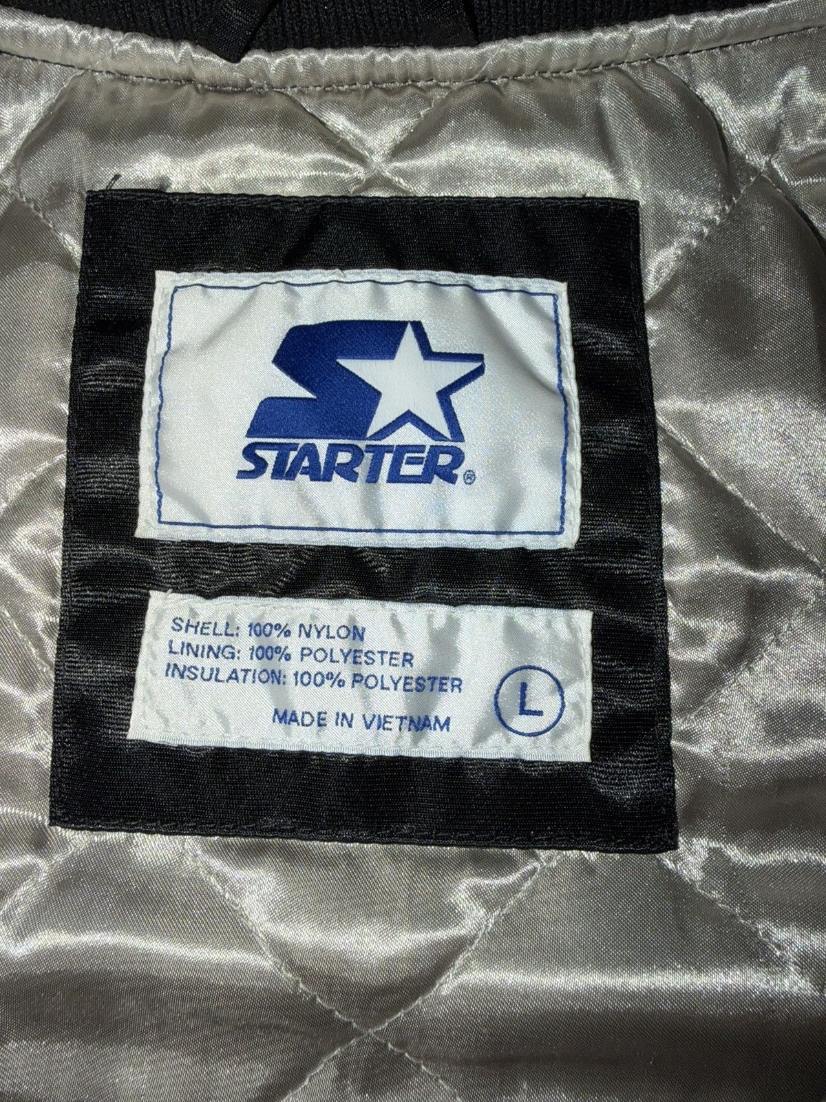 Starter Brooklyn Nets Starter Jacket Worn Once Size Large Size US L / EU 52-54 / 3 - 3 Thumbnail