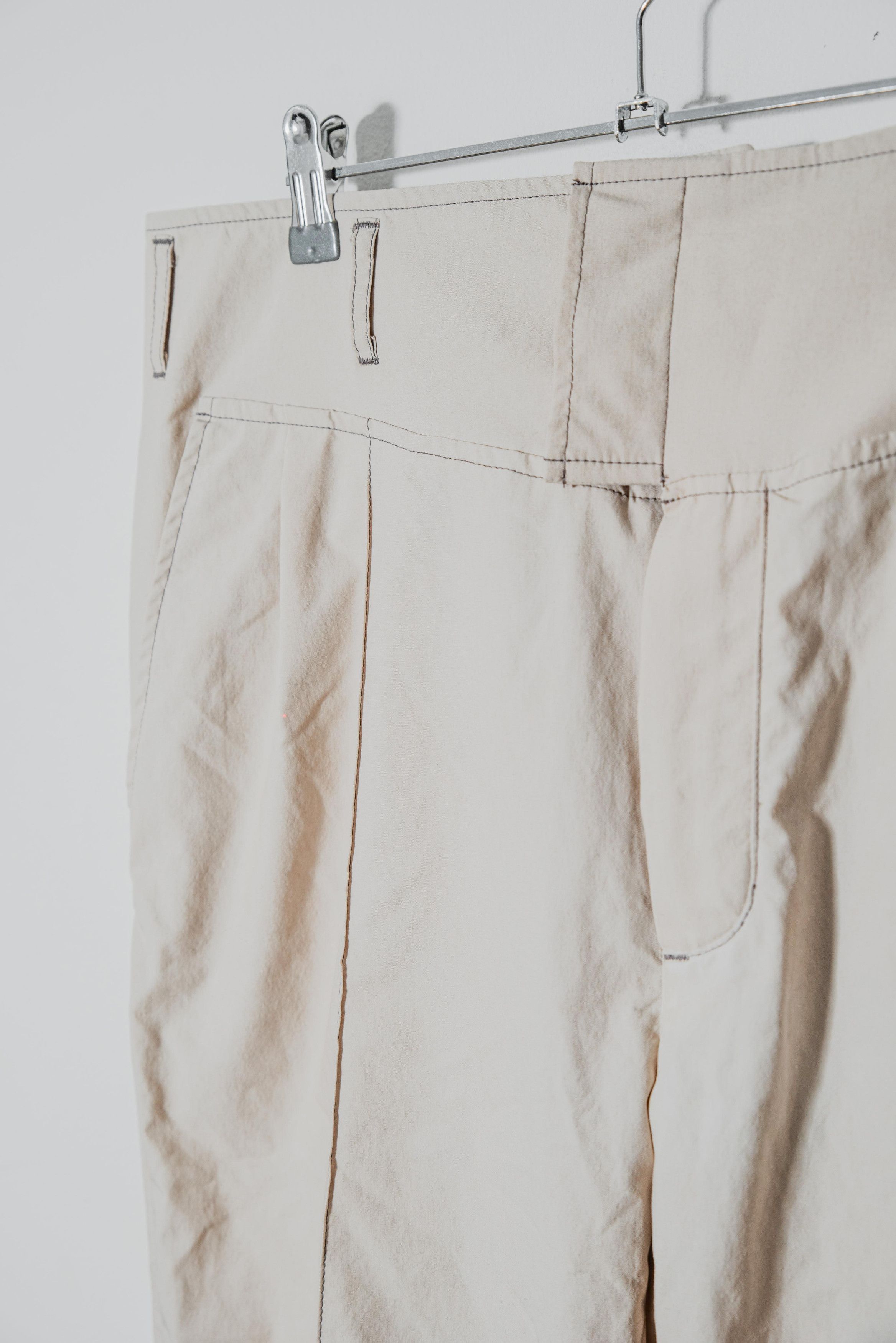 Incarnation Incarnation Beige Cropped Pants Size US 34 / EU 50 - 3 Thumbnail