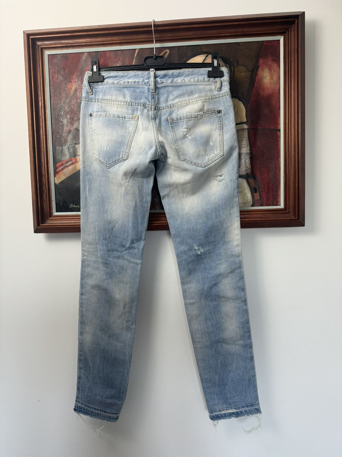 Dsquared2 Dsquared2 Distressed Luxury Denim Pant Jeans Rare Skinny Size US 30 / EU 46 - 2 Thumbnail