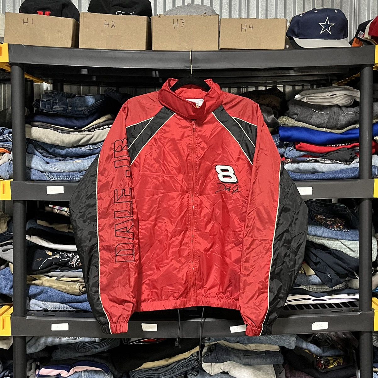 Winners Circle Vintage Dale Earnhardt JR Winer's Circle Windbreaker Jacket Size US L / EU 52-54 / 3 - 1 Thumbnail