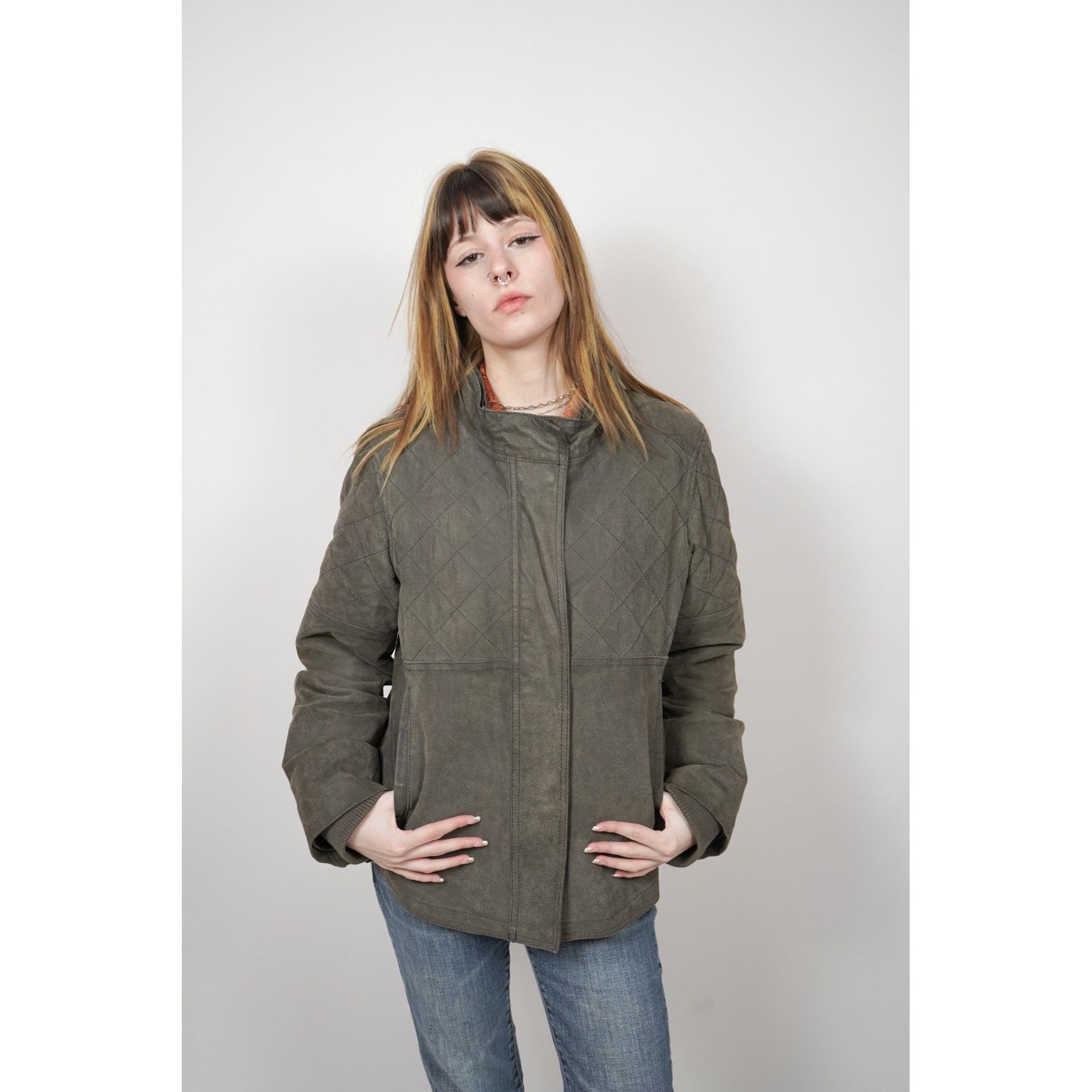Danier Vintage Danier Suede Leather Oliver Jacket Size L / US 10 / IT 46 - 3 Thumbnail