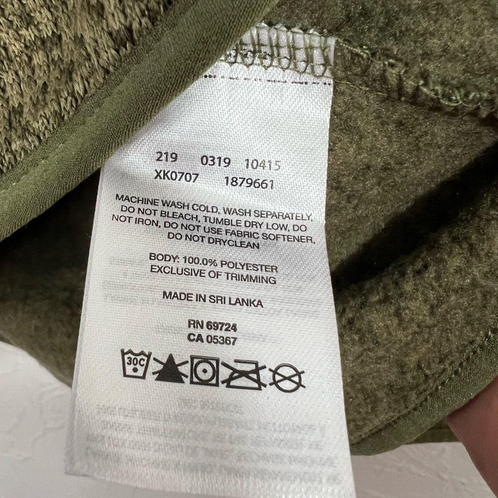 Columbia Columbia Hoodie Womens Large Green Pullover 1/4 Snap Hoody Size L / US 10 / IT 46 - 6 Thumbnail
