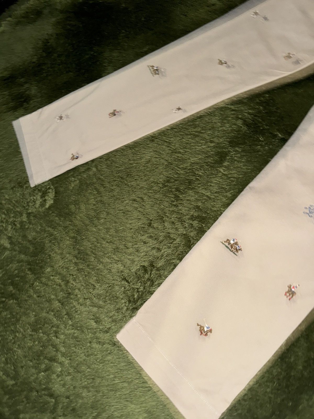 Polo Ralph Lauren [31x32] Polo Ralph Lauren Over Embroidered Logo Chino Pants Size US 31 - 12 Thumbnail