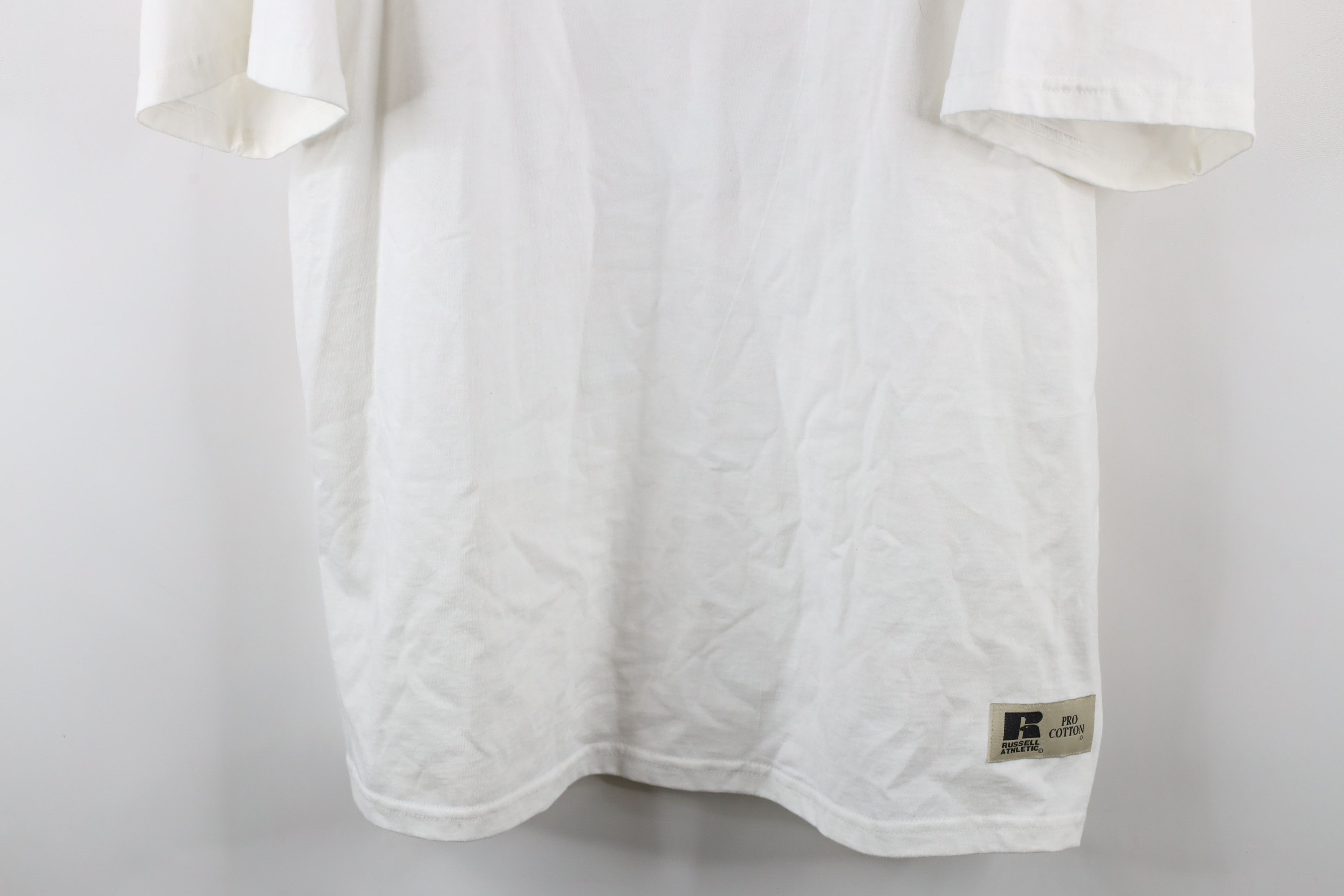 Russell Athletic × Vintage Vintage 90s Russell Athletic Block Short Sleeve T-Shirt Size US XL / EU 56 / 4 - 3 Thumbnail