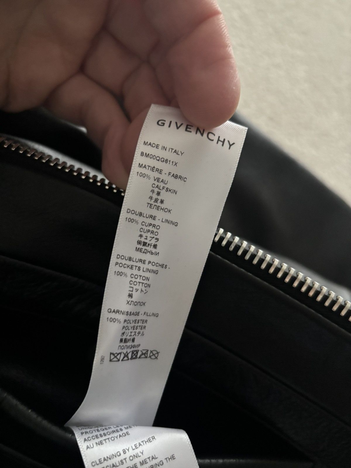 Givenchy Givenchy biker calf leather jacket Size US M / EU 48-50 / 2 - 11 Thumbnail