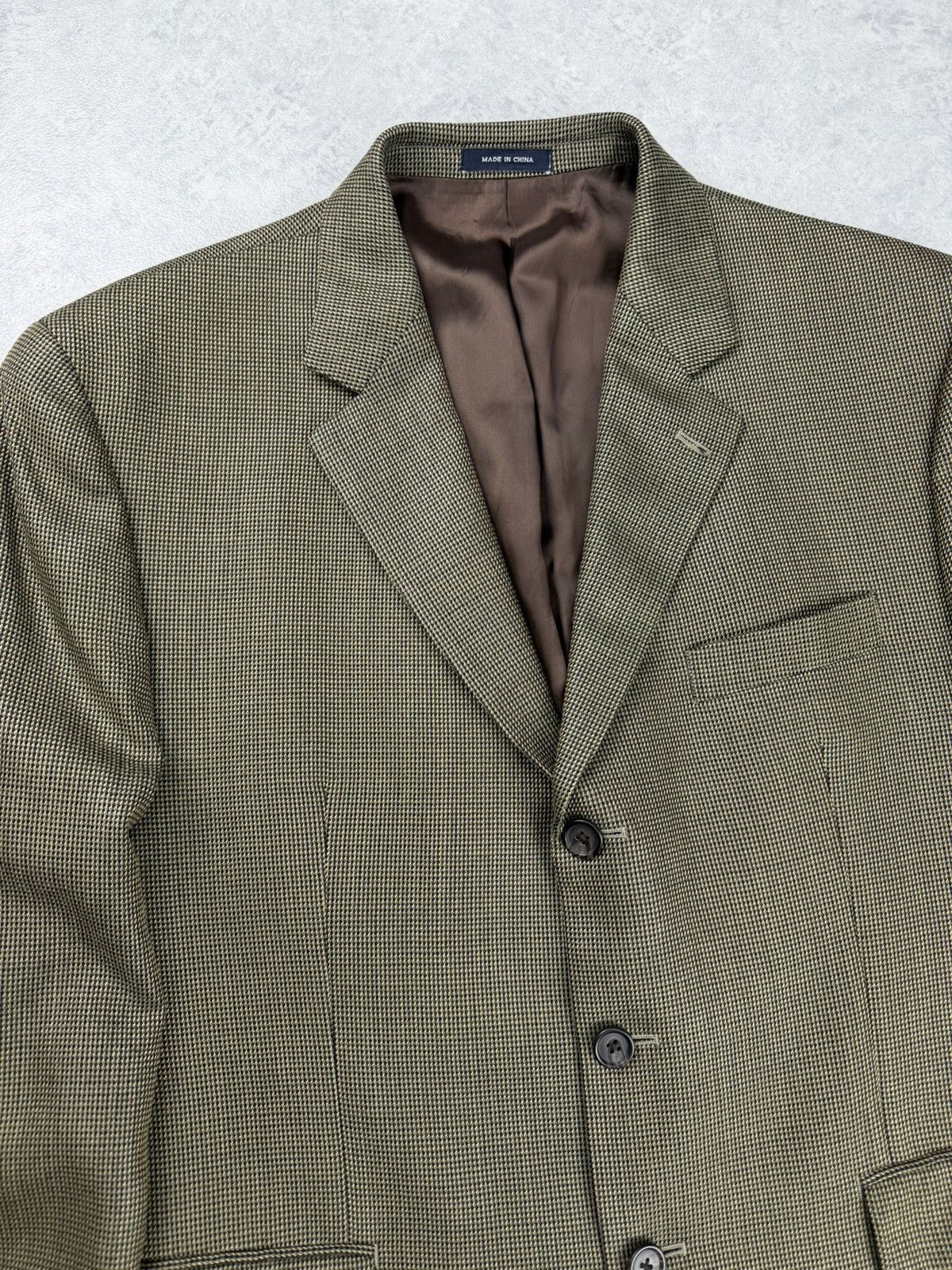 Ralph Lauren Ralph Lauren Silk Wool Houndstooth Blazer US 44S Size 44S - 5 Thumbnail