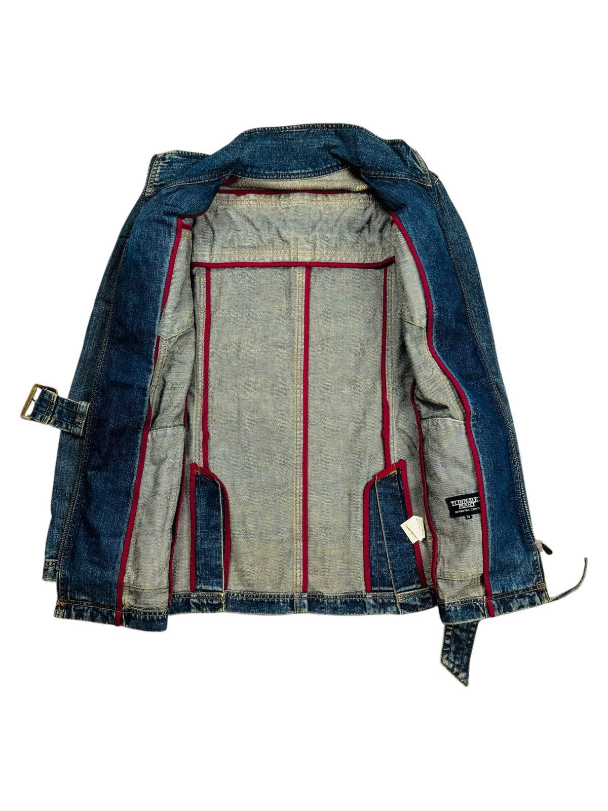 Tornado Mart Archive Tornado Mart - Multilace Mud Wash Denim Jacket Size US M / EU 48-50 / 2 - 3 Thumbnail