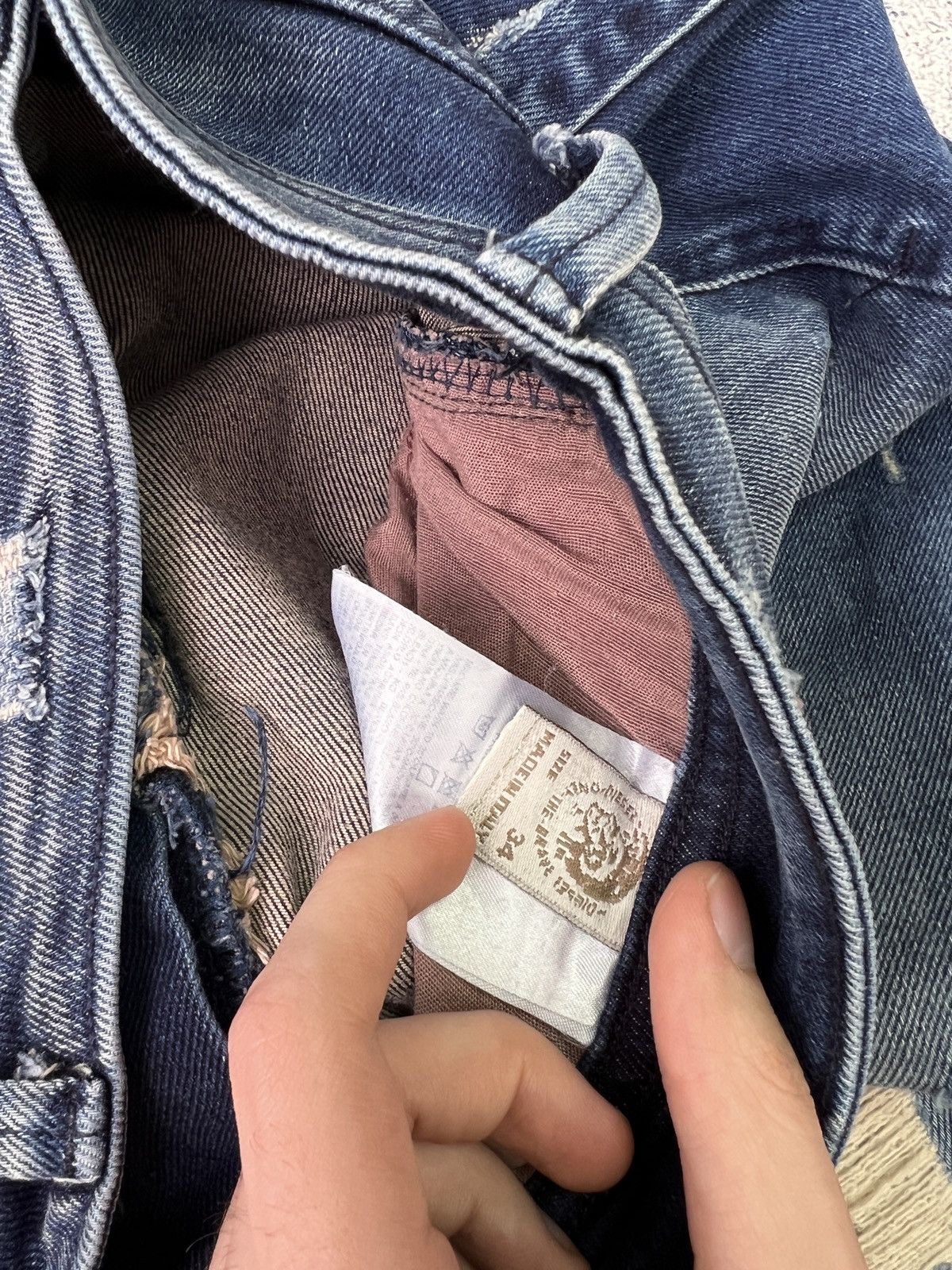 Diesel × Vintage Vintage Diesel Archival Japanese Style Jeans Size US 34 / EU 50 - 8 Thumbnail