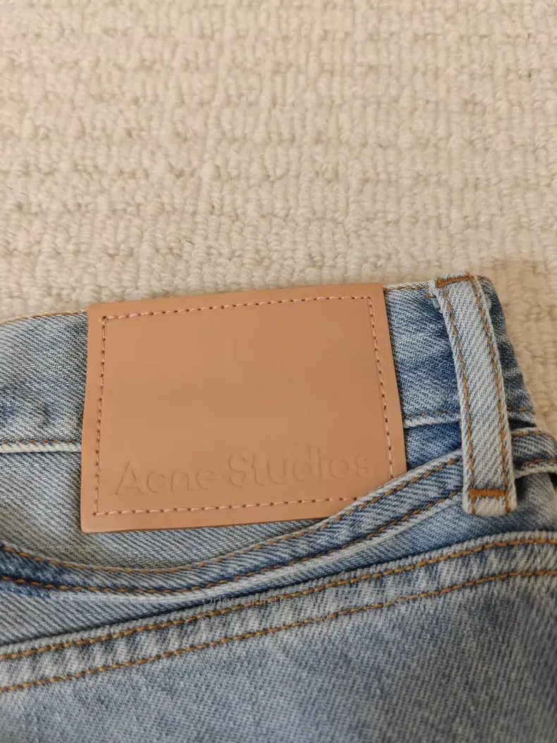 Acne Studios Acne Studios Solid-colored, non-elastic, loose, adjustable Size US 31 - 7 Thumbnail