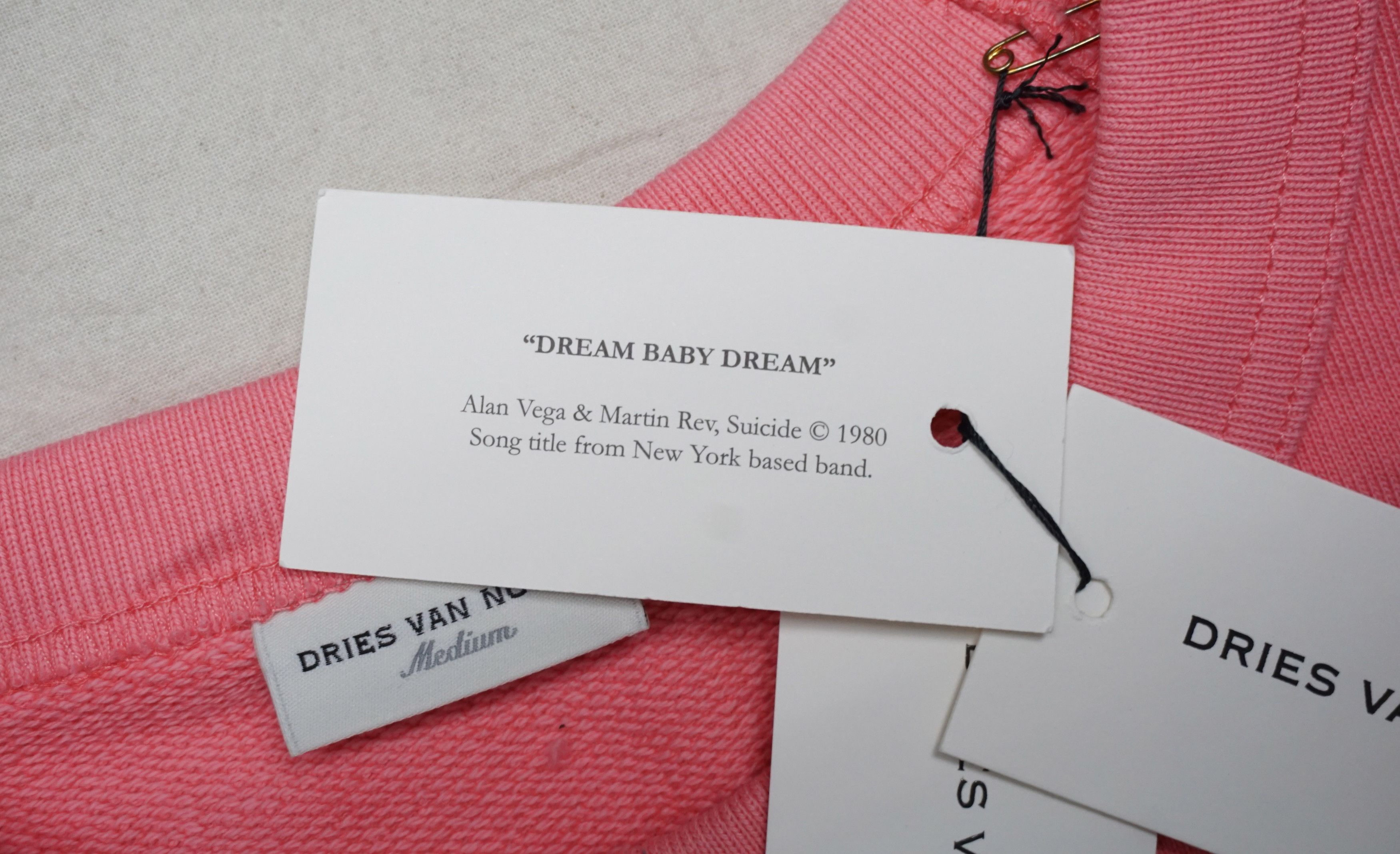 Dries Van Noten Dries Van Noten x Suicide "Dream Baby Dream" L/S Sweatshirt Size US M / EU 48-50 / 2 - 5 Thumbnail