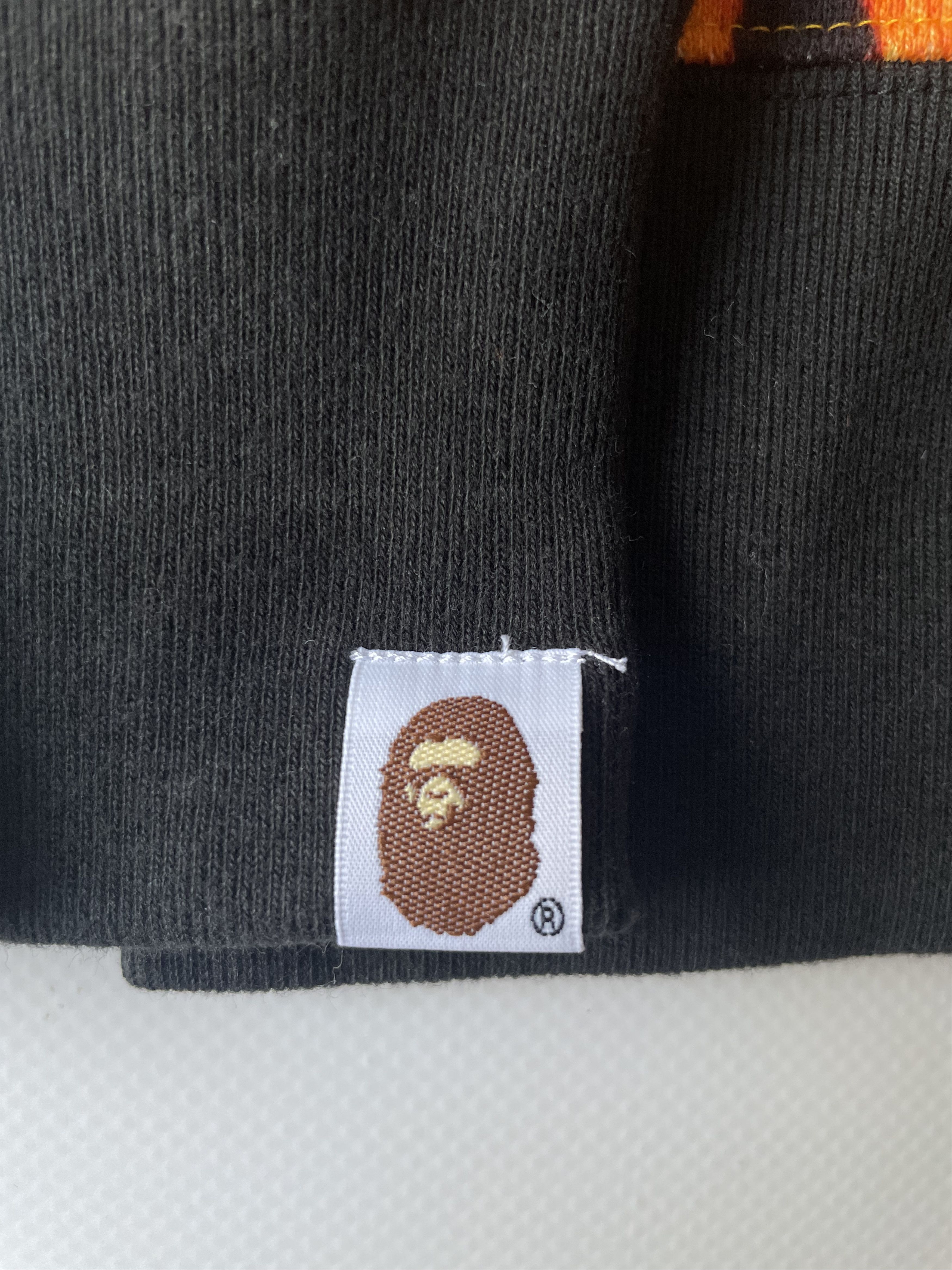 Bape BAPE FLAME SHARK FULL ZIP HOODIE Size US XXL / EU 58 / 5 - 6 Thumbnail