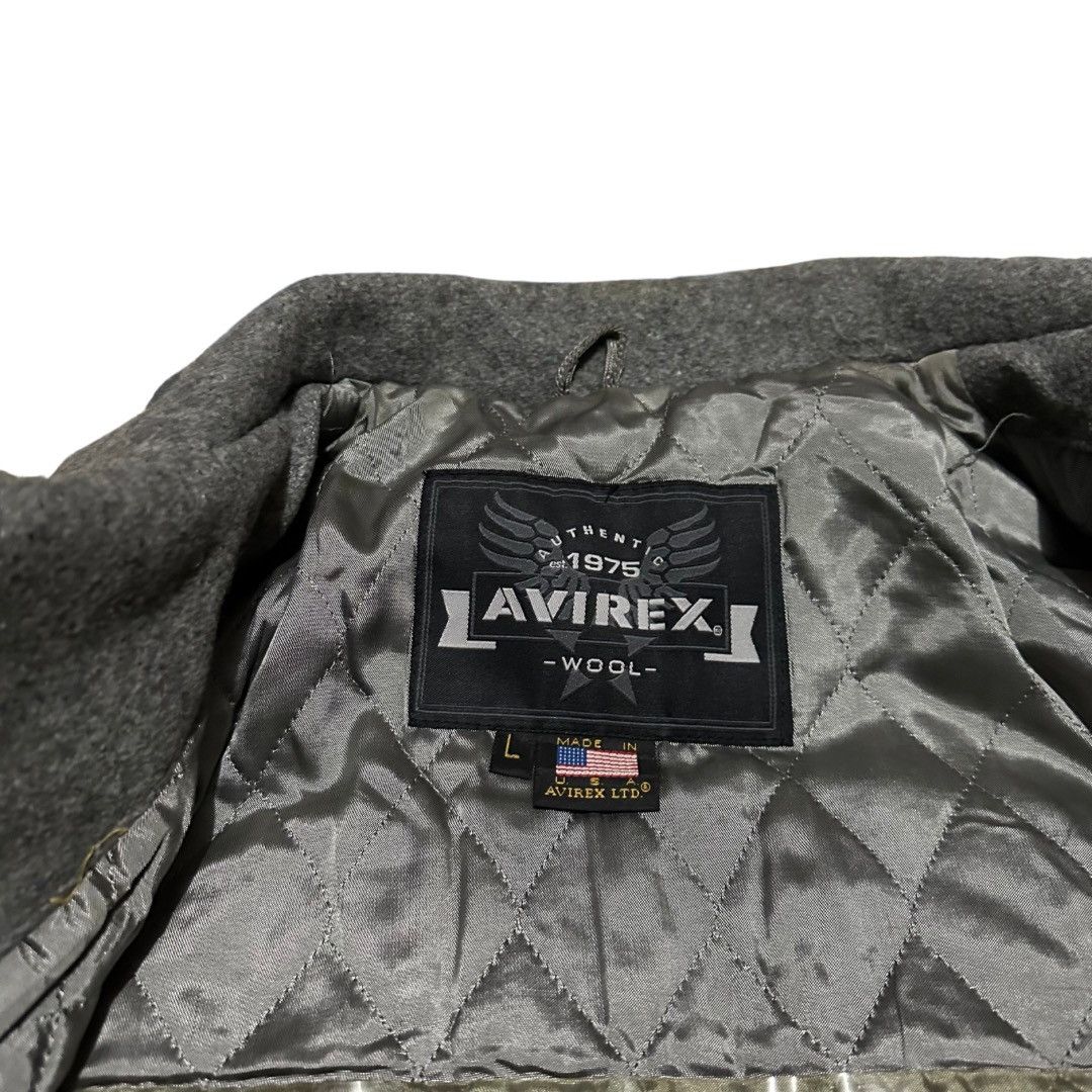 Avirex × Vintage VINTAGE LEATHER JACKET BY AVIREX “STALLIONS” 🐎 Size US L / EU 52-54 / 3 - 4 Thumbnail