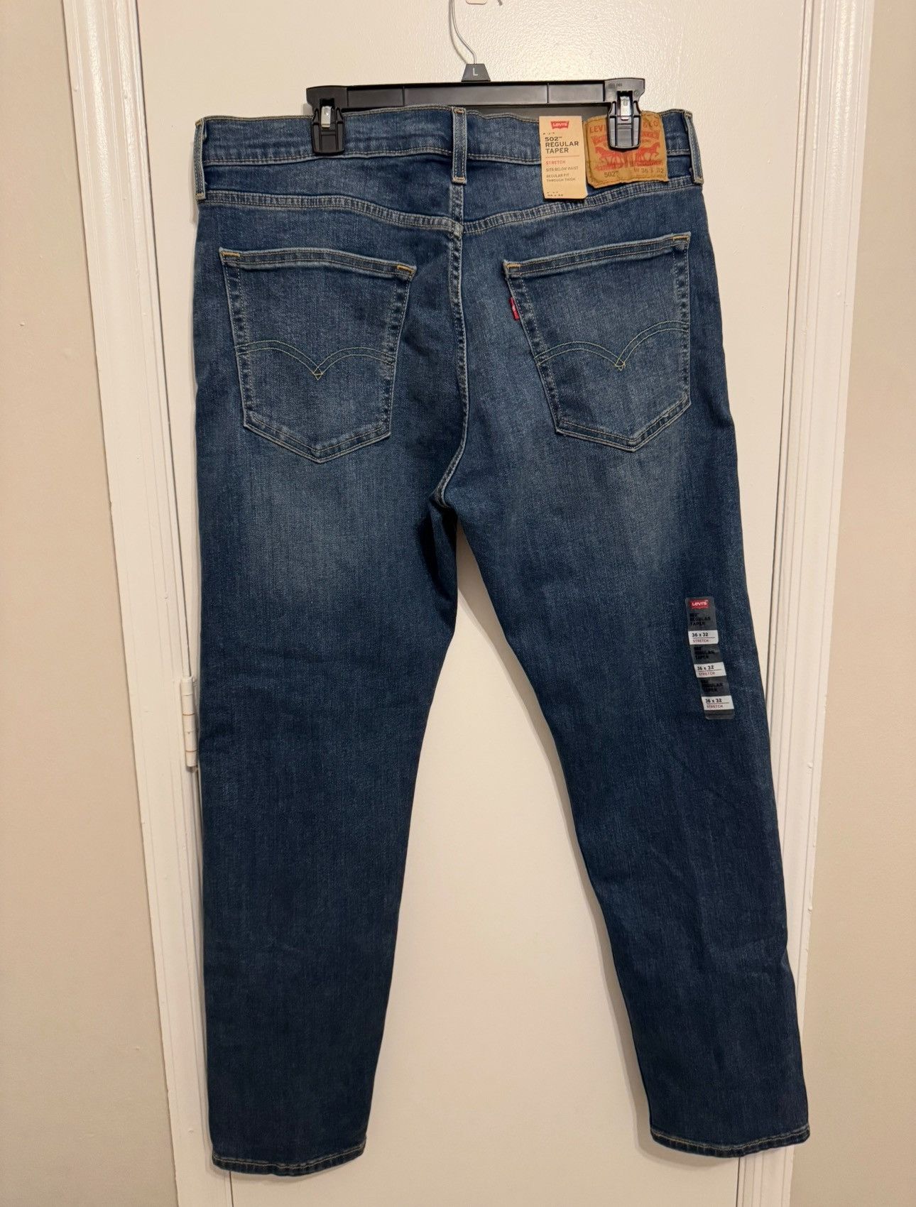 Levi's Men's Levi's® 502™ Regular Taper Stretch Jeans Size 36 x 32 Size US 36 / EU 52 - 2 Thumbnail